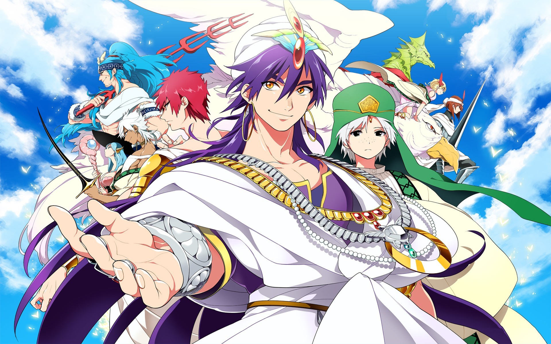 1920x1200 Magi: The Labyrinth of Magic The manga goes so indepth, like, it questions