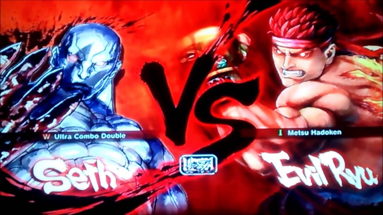 1920x1080 Batalha no Ultra Street Fighter 4: Seth vs Evil Ryu.Xbox 360