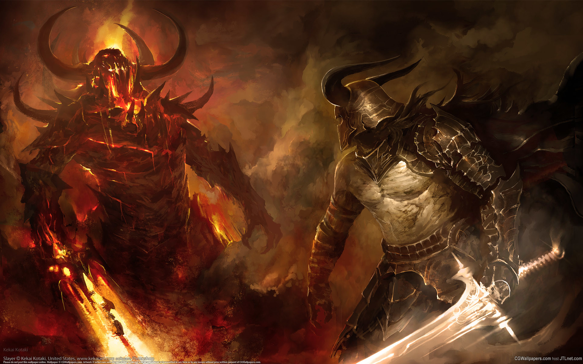 1920x1200 Demons And Angels Battle