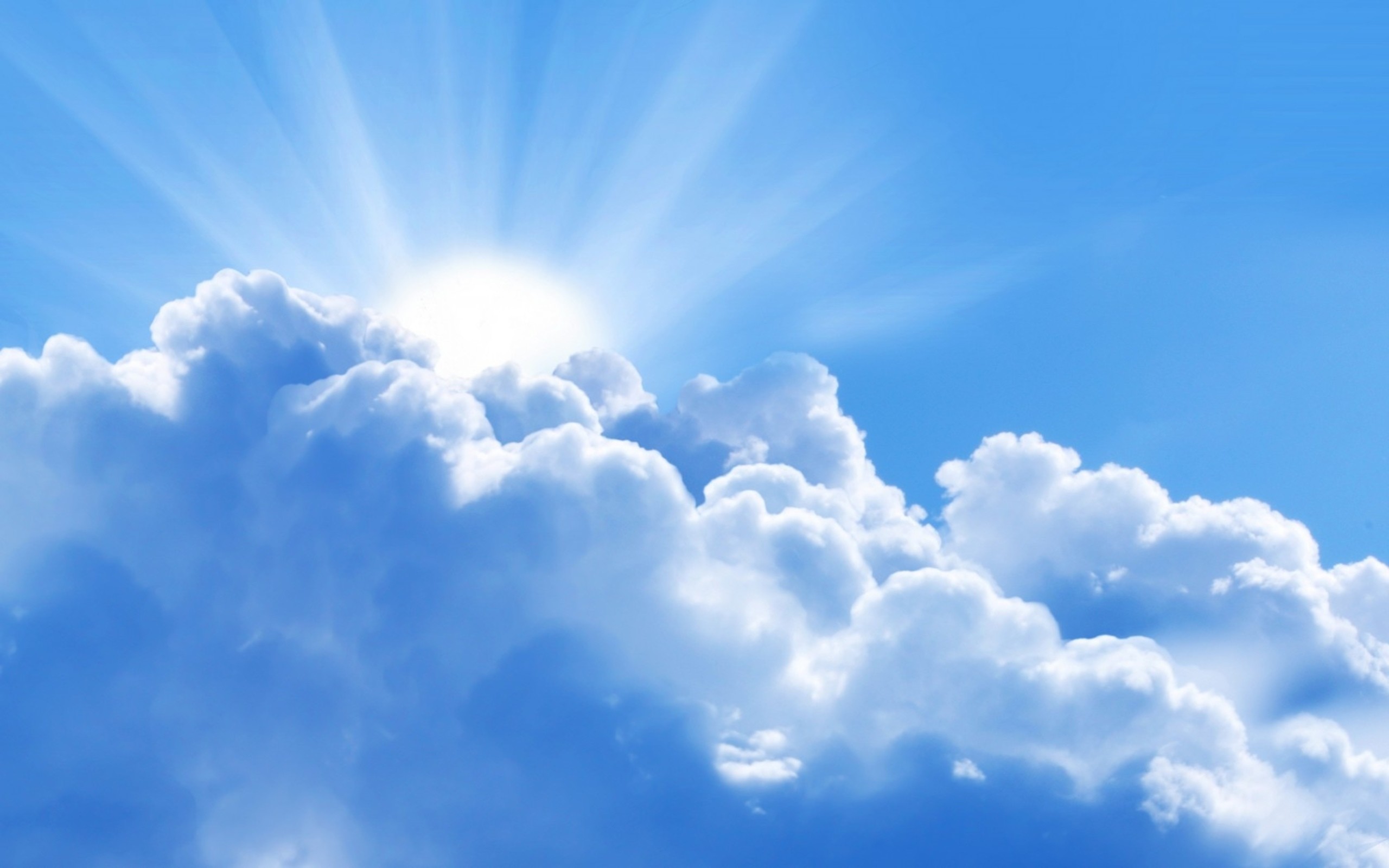 2560x1600 Sky With Clouds Background Blue cloud on the sky