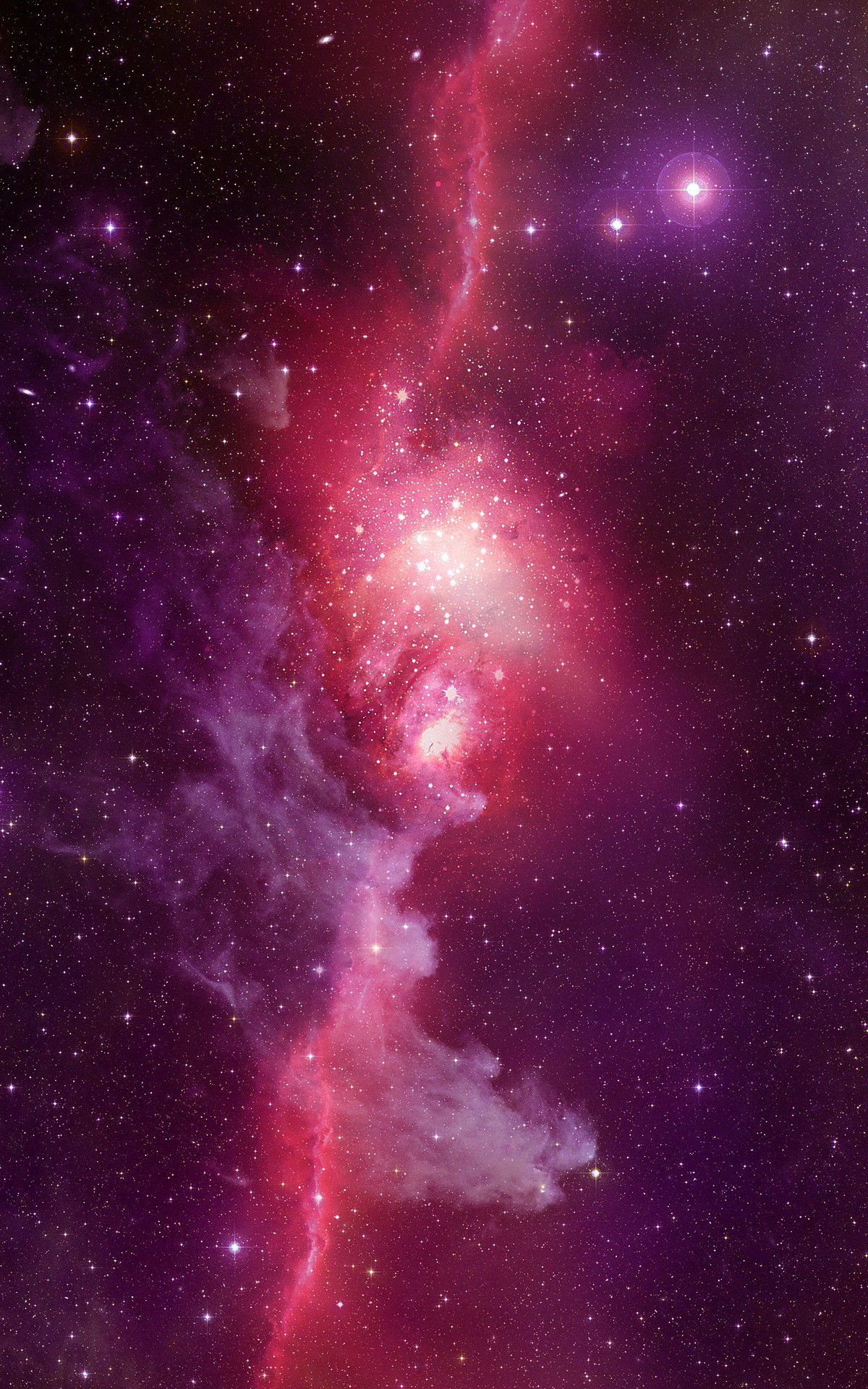 1200x1920  Tumblr Backgrounds Galaxy Pink