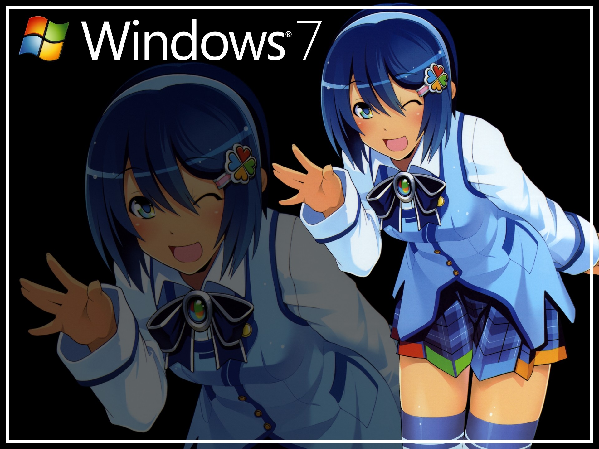 1920x1440 Tags: Anime, Madobe Nanami, Windows (Software), OS-tan,