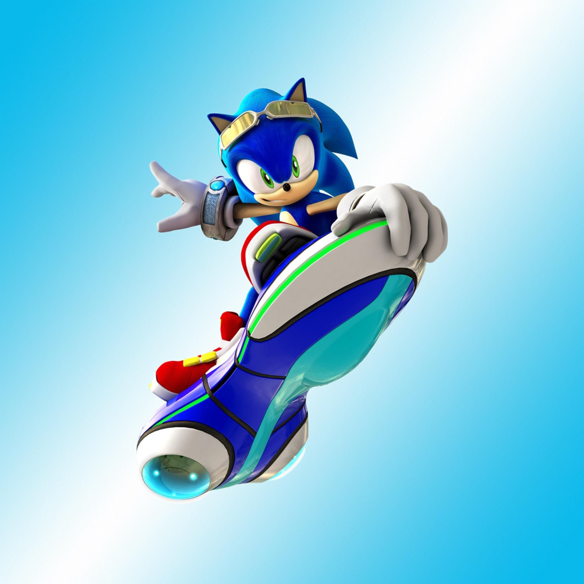 2048x2048 Games - Super Sonic The Hedgehog - iPad iPhone HD Wallpaper Free