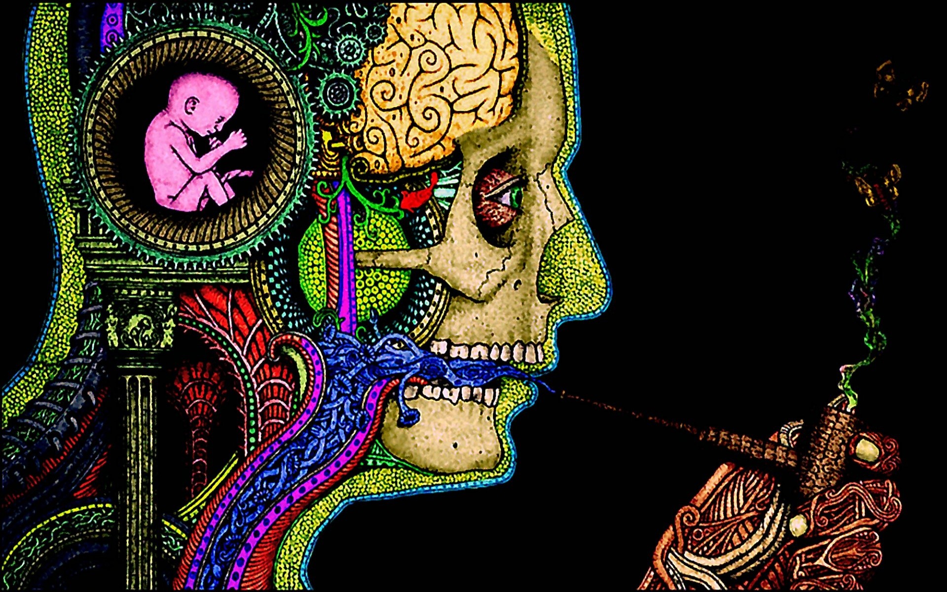 1920x1200 Psychedelic Smoke Art | 1920 x 1200 | Download | Close