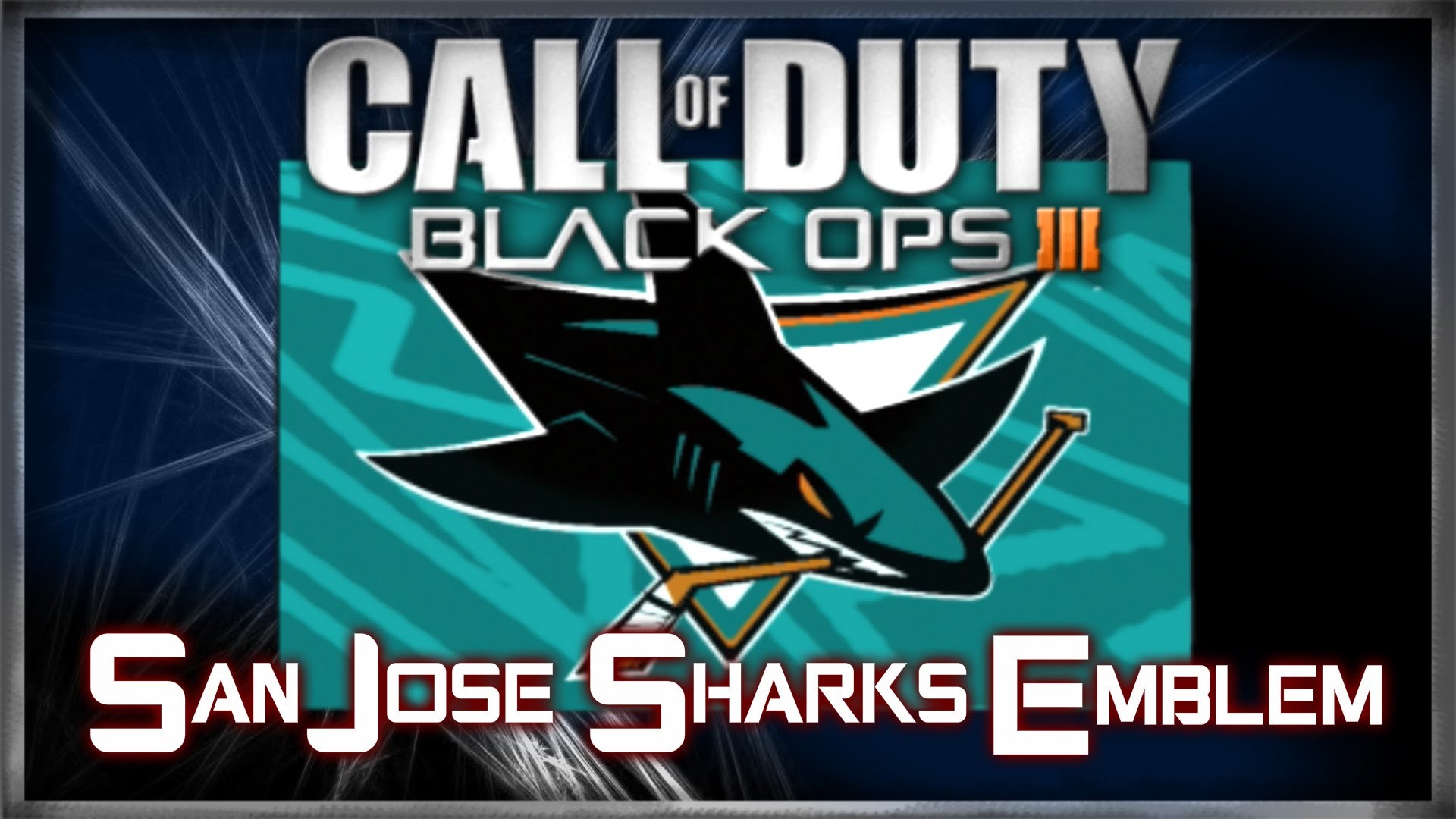 1920x1080 San Jose Sharks (NHL Hockey) - Call of Duty Black Ops 3 Emblem Tutorial |  By A Hooded Psycho - YouTube