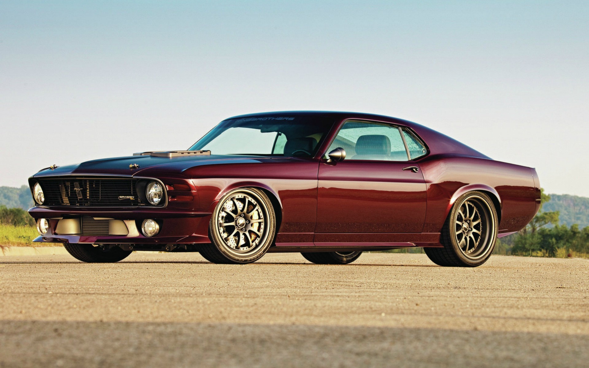 1920x1200 Muscle Car Mustang Background Wallpaper