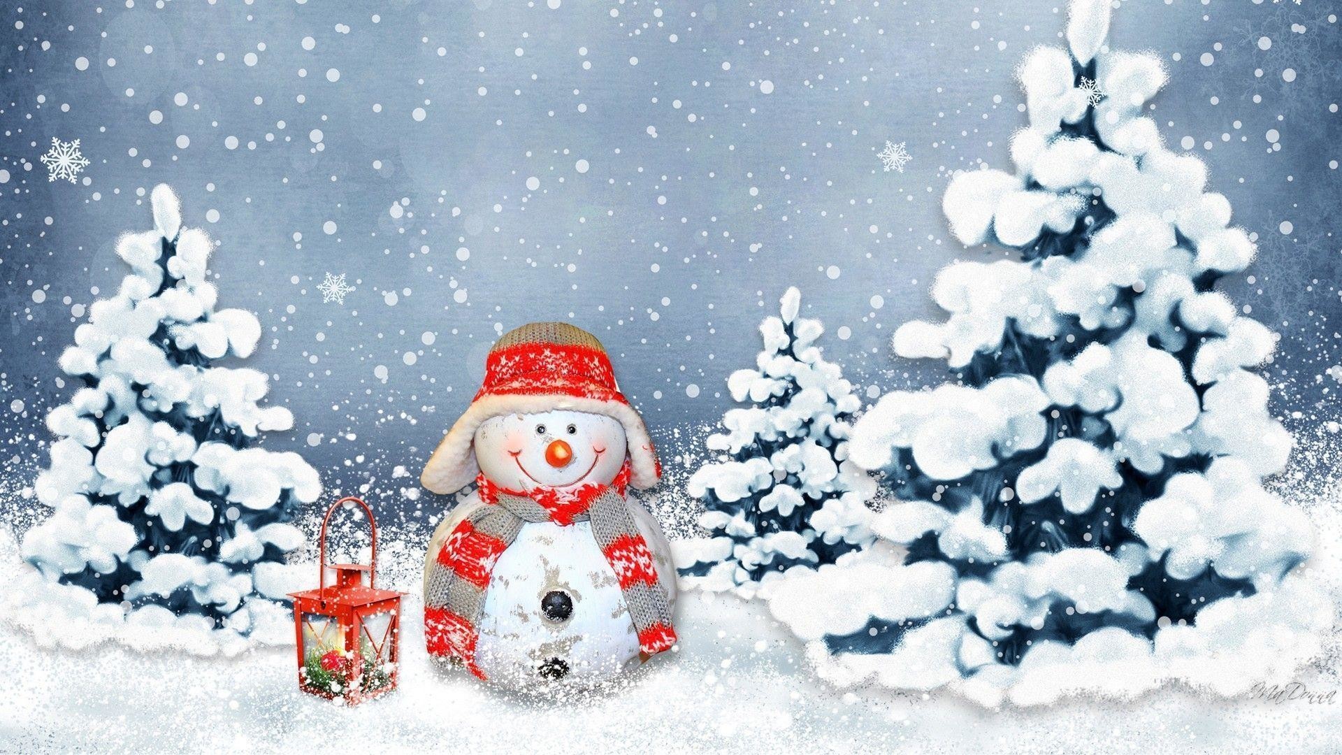 1920x1080 2880x1800 Christmas Snowman wallpapers