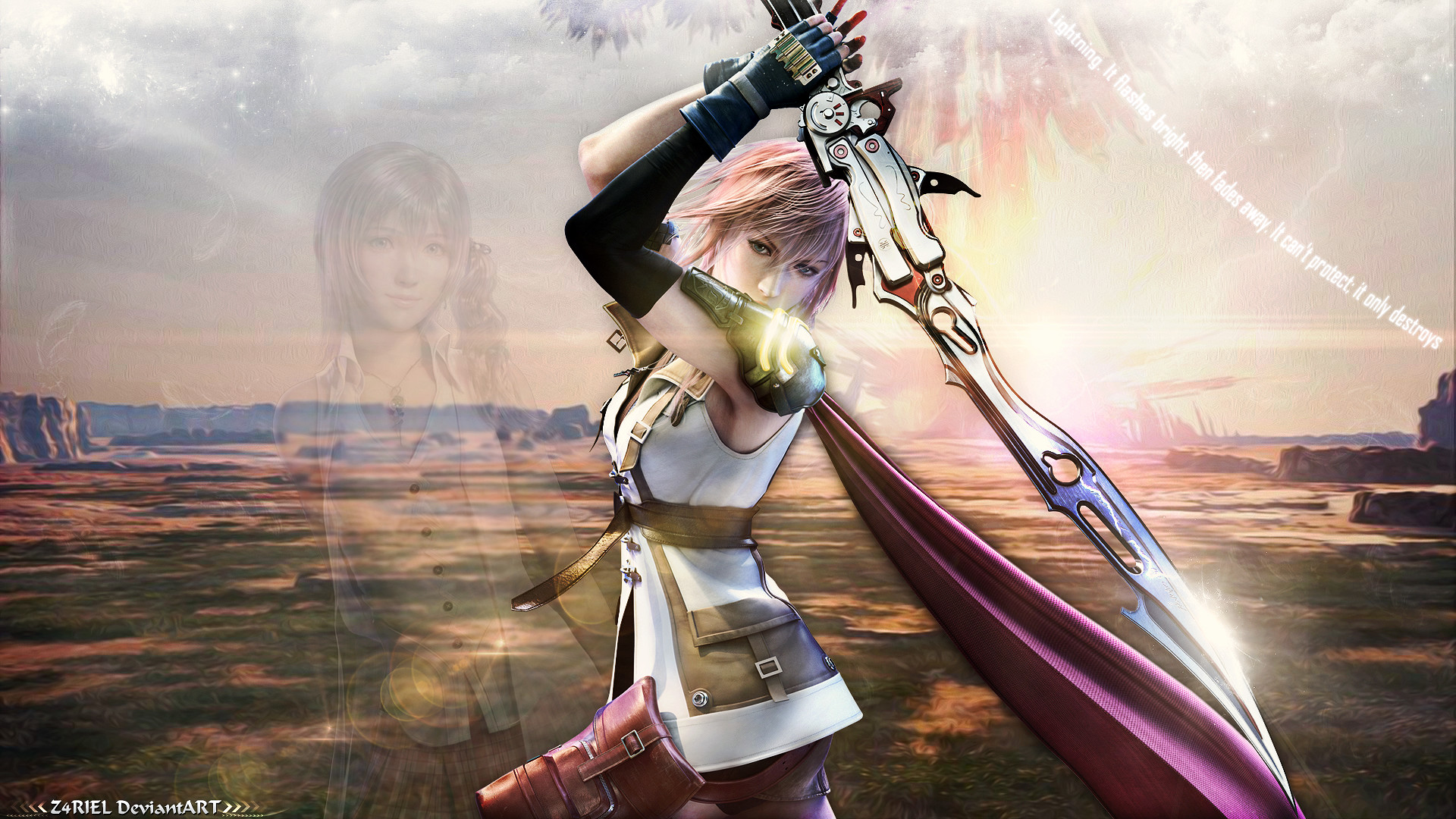 Final Fantasy Lightning Wallpaper HD.
