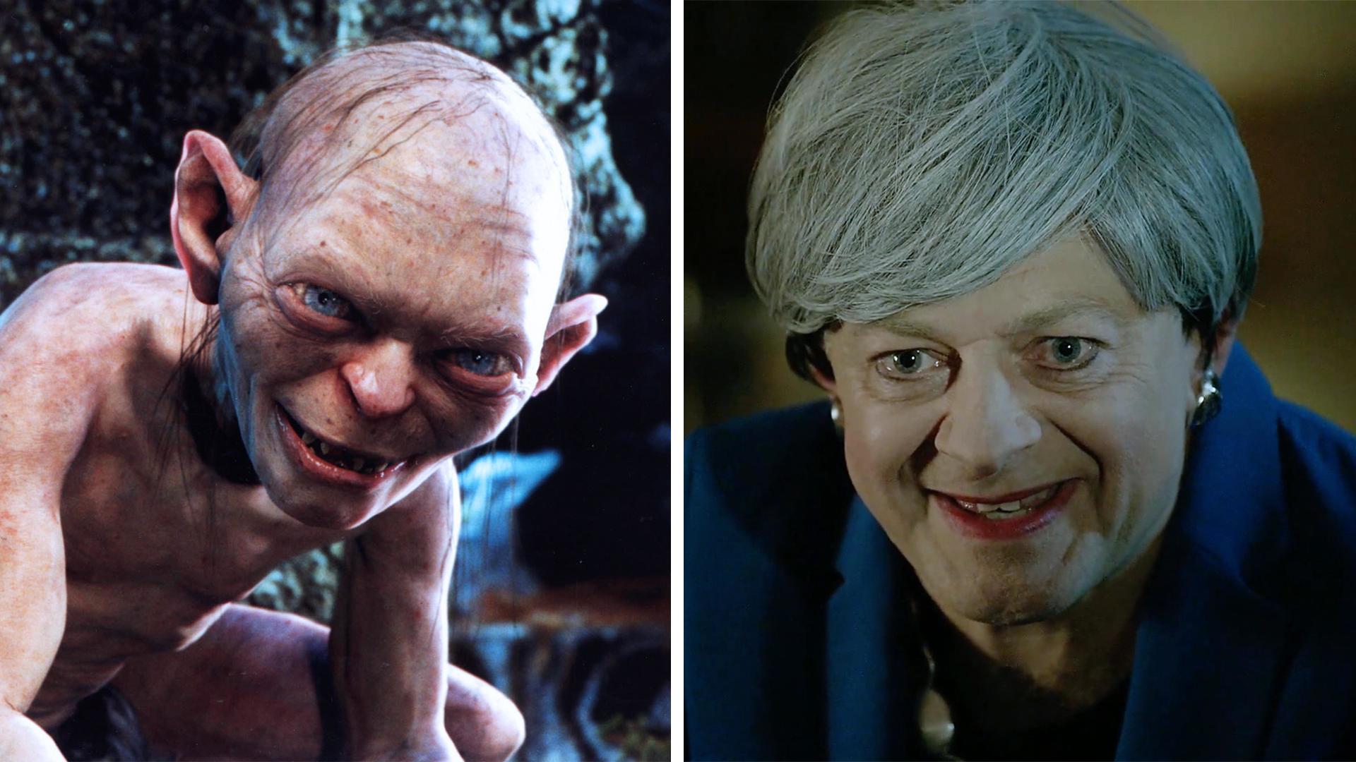 1920x1080 Theresa May als Gollum – "Herr der Ringe"-Star parodiert Brexit-Chaos |  STERN.de