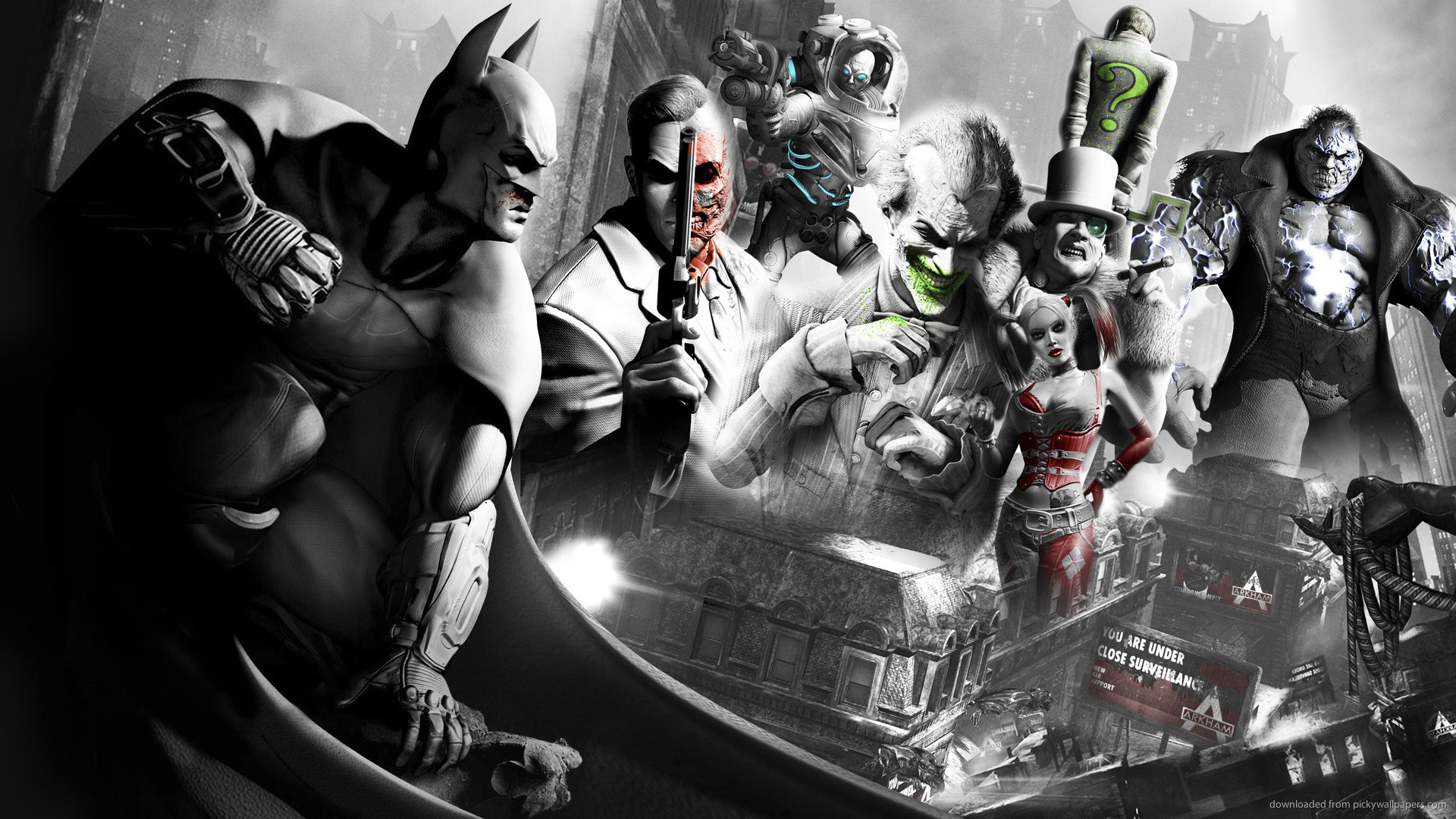 1920x1080 Batman Arkham City Characters picture