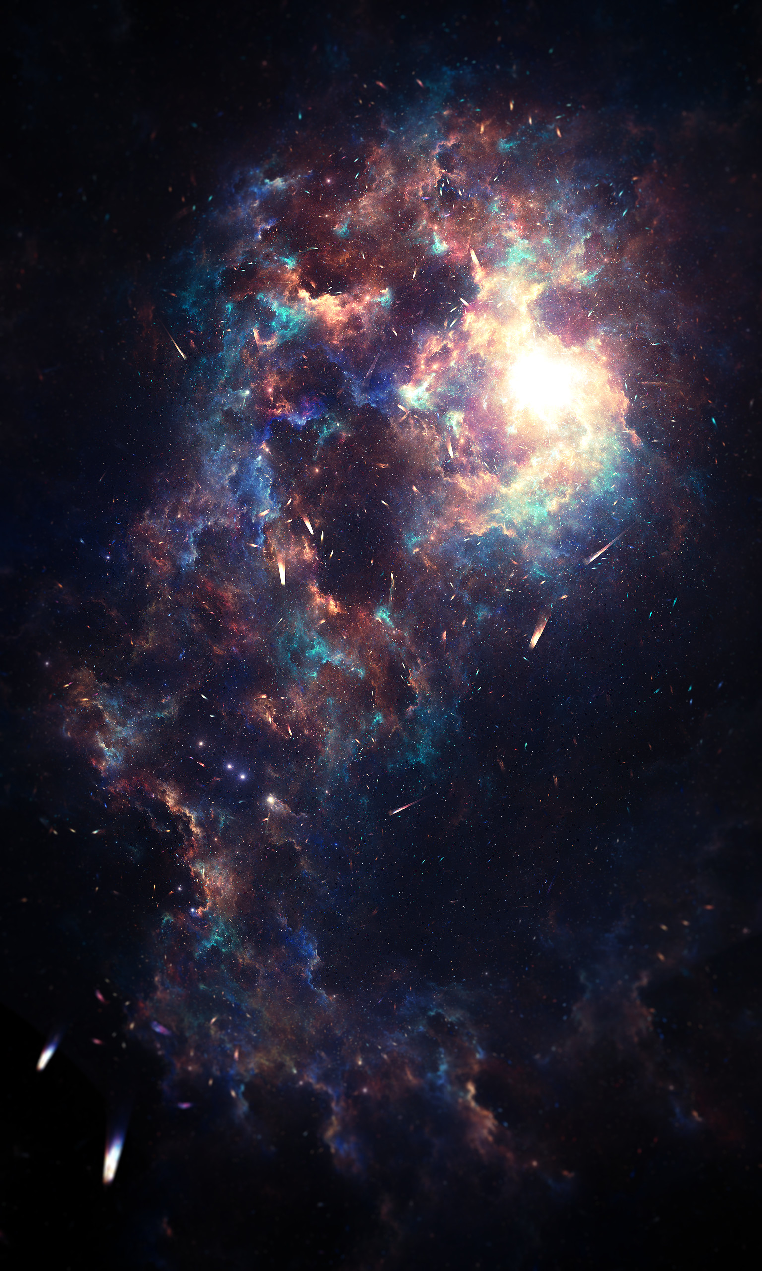 1536x2560 Nebula Galaxy Asteroids Stars Space Universe - Free Stock Photos, Images, HD  Wallpaper