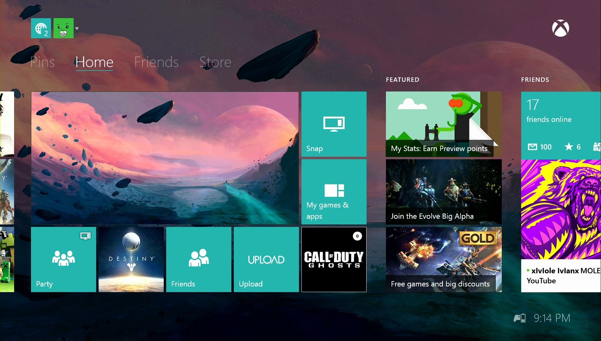 1920x1088 How To Have Custom Xbox One Dashboard Background! Custom Xbox One Themes -  YouTube