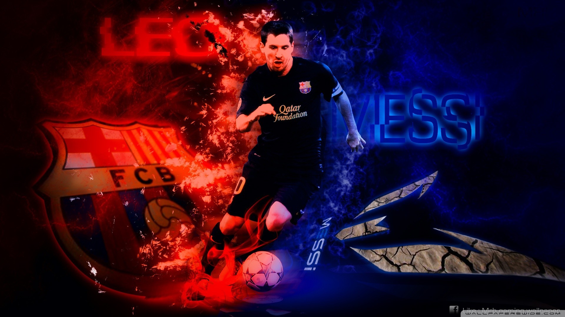 1920x1080 Beautiful Lionel Messi Back Wallpaper – FC Barcelona Wallpaper HD 2017 SJD7