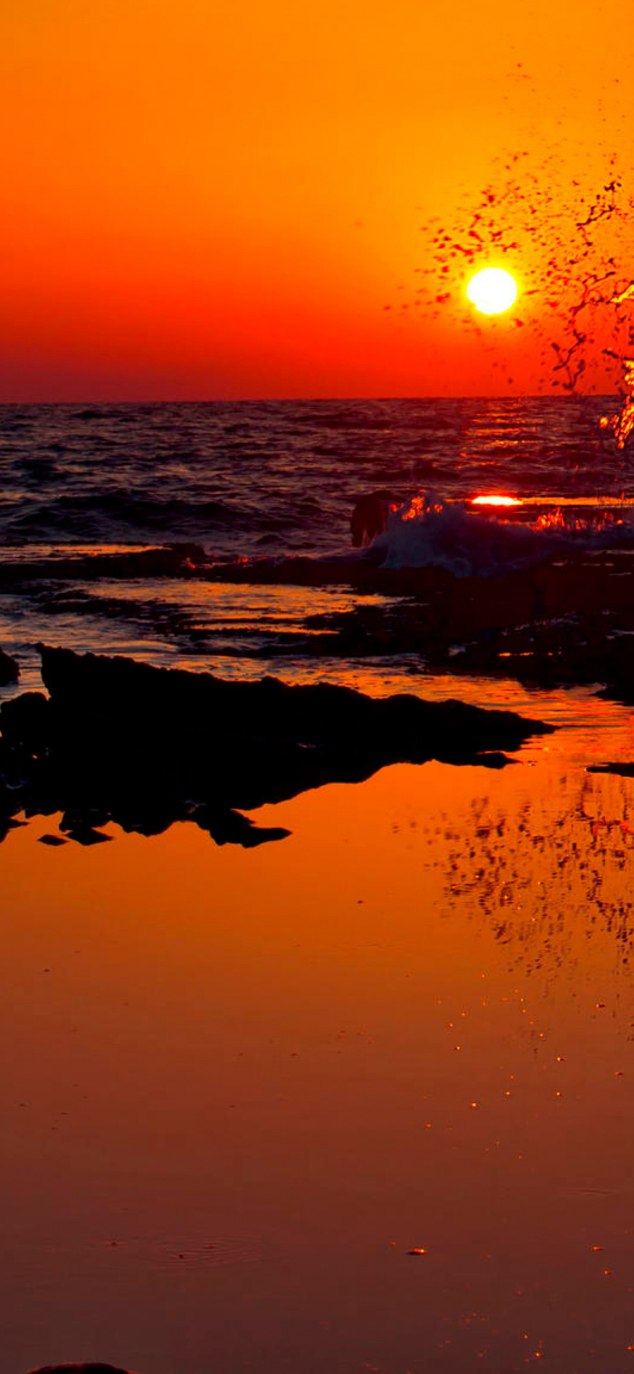 1242x2688  Sunset, Sunrise, Sun, Dawn, Water Wallpaper for IPhone XS Max