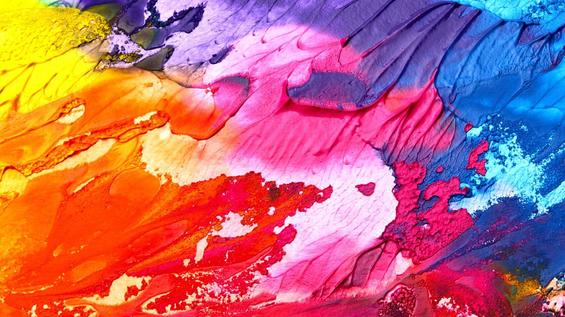 1920x1080 Colorful Paint Abstract Art HD #Wallpaper