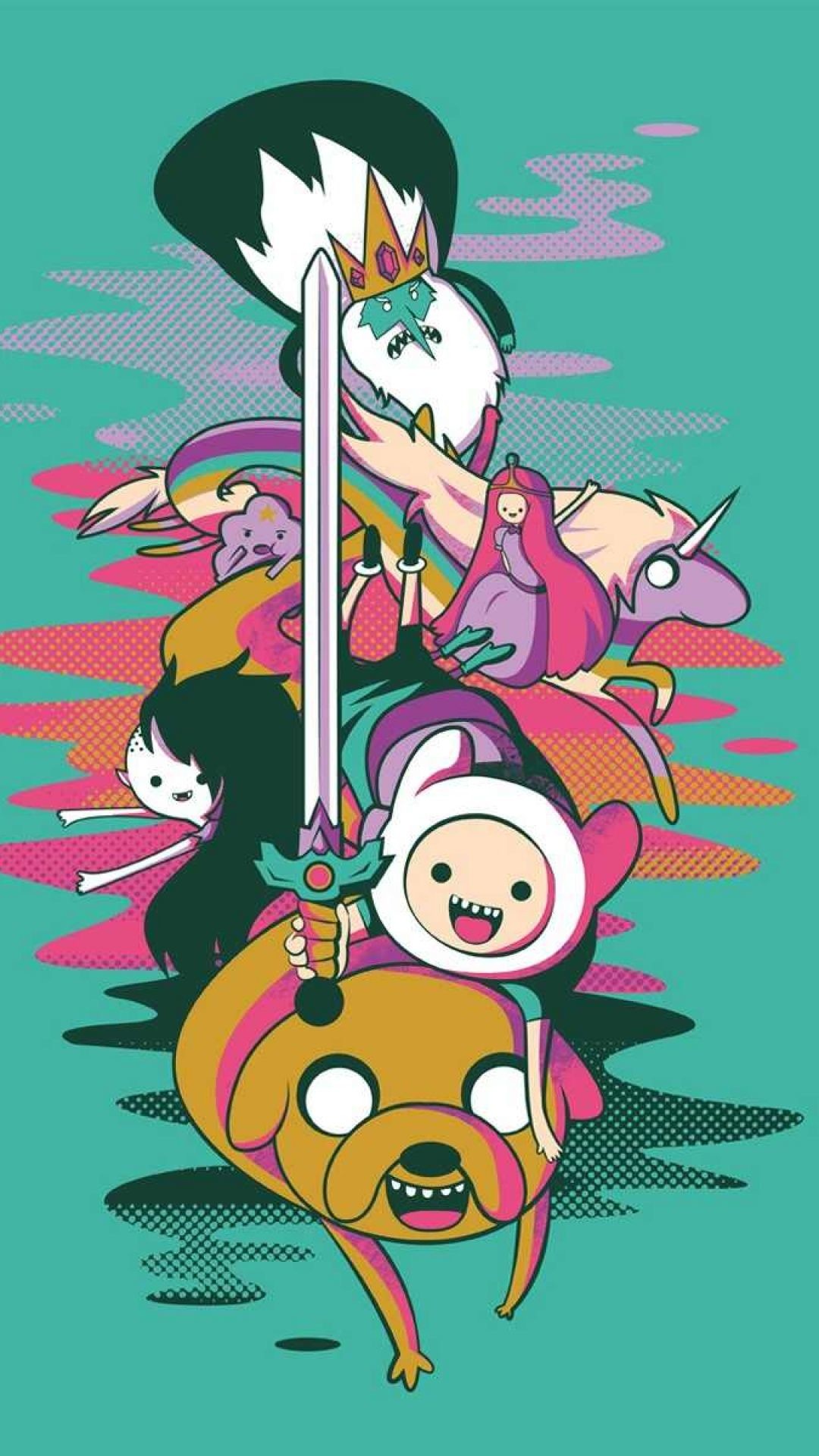1080x1920 Adventure Time Mobile Wallpaper