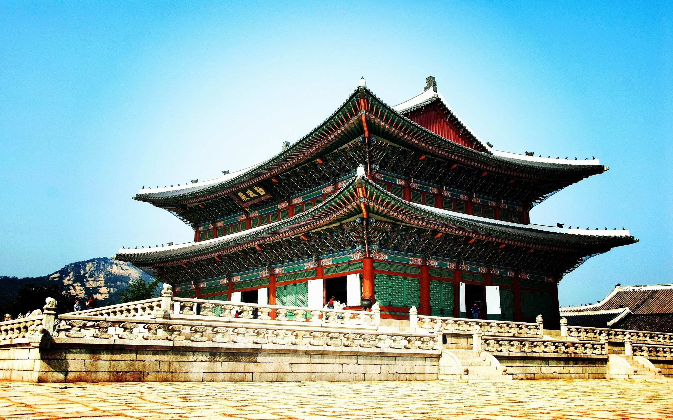 2560x1600 South Korea Temple Seoul #Wallpaper