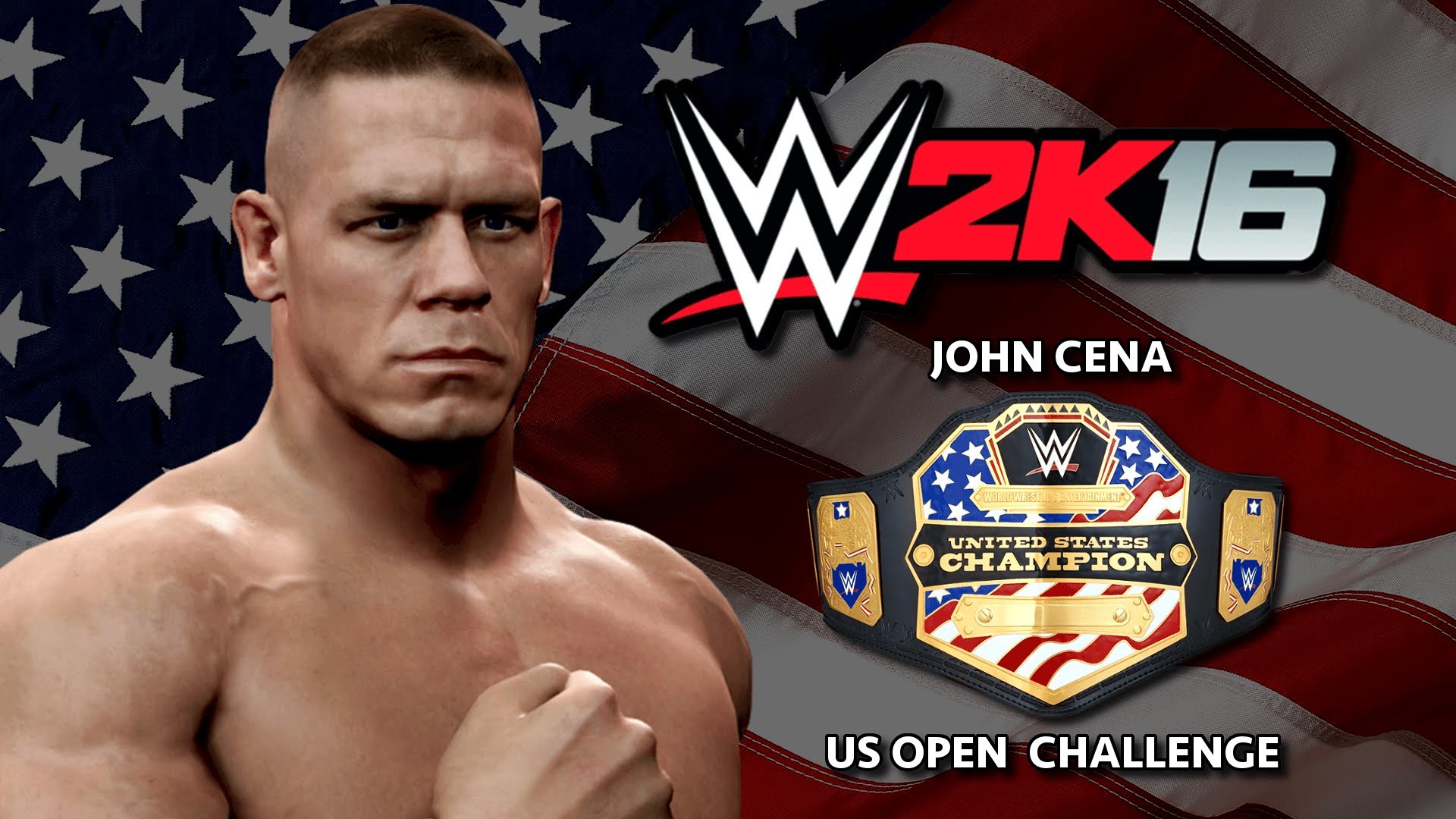 1920x1080 WWE 2K16 John Cena U.S Open Challenge Teaser Trailer (Concept)