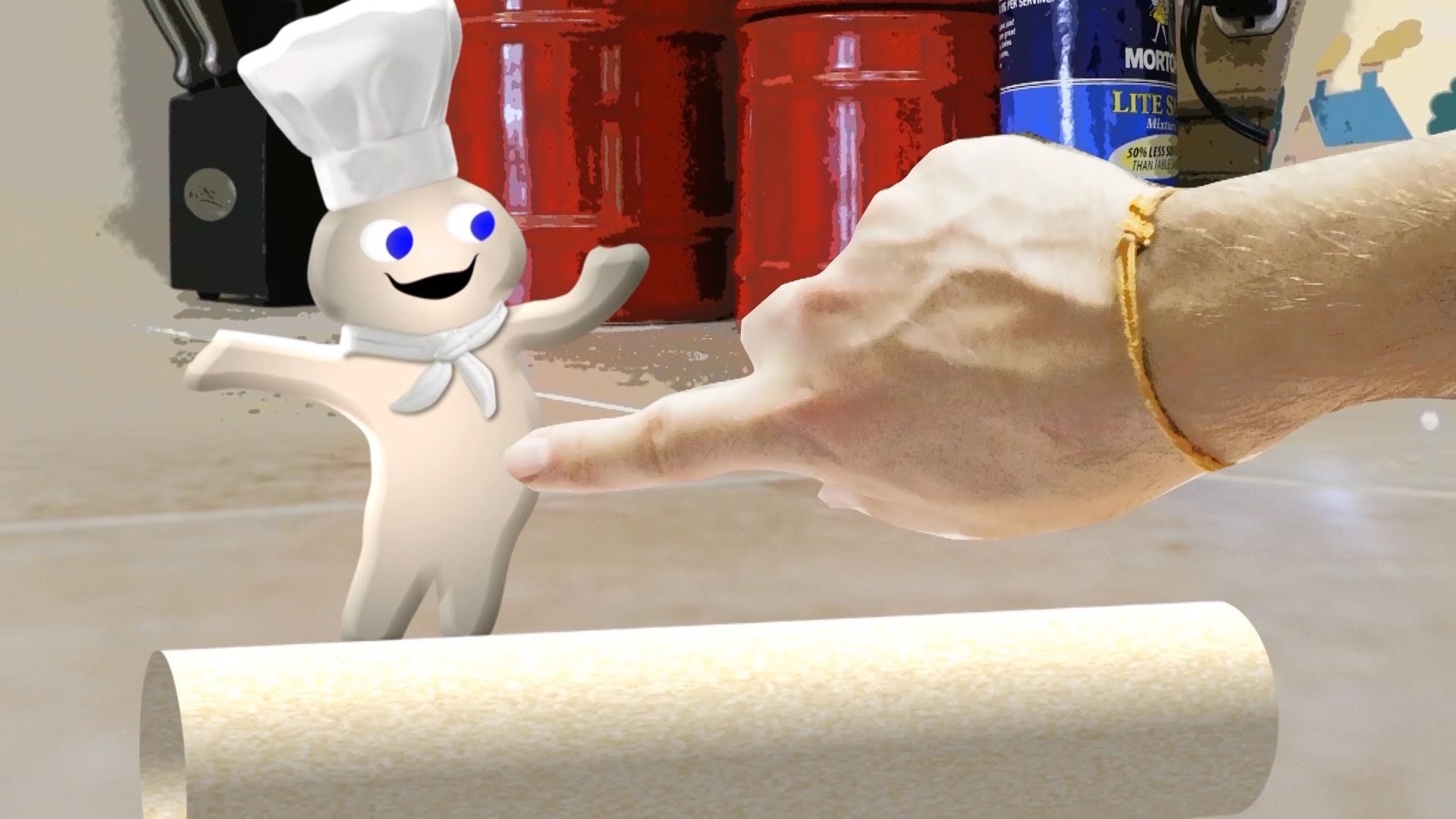 1920x1080 Pillsbury Doughboy baked in the oven - Cartoon - Titus Toons Episode Video  #24