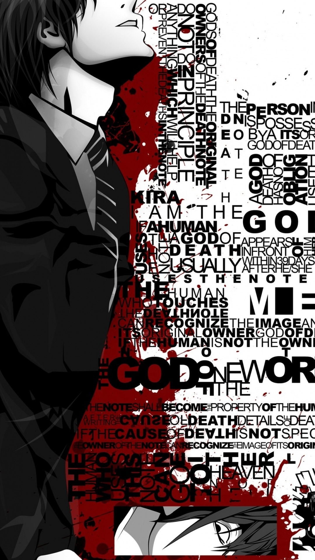 1080x1920 Death note wallpaper by darklady ev1 d1k0y | Death Note | Pinterest | Death  note, Death and Note