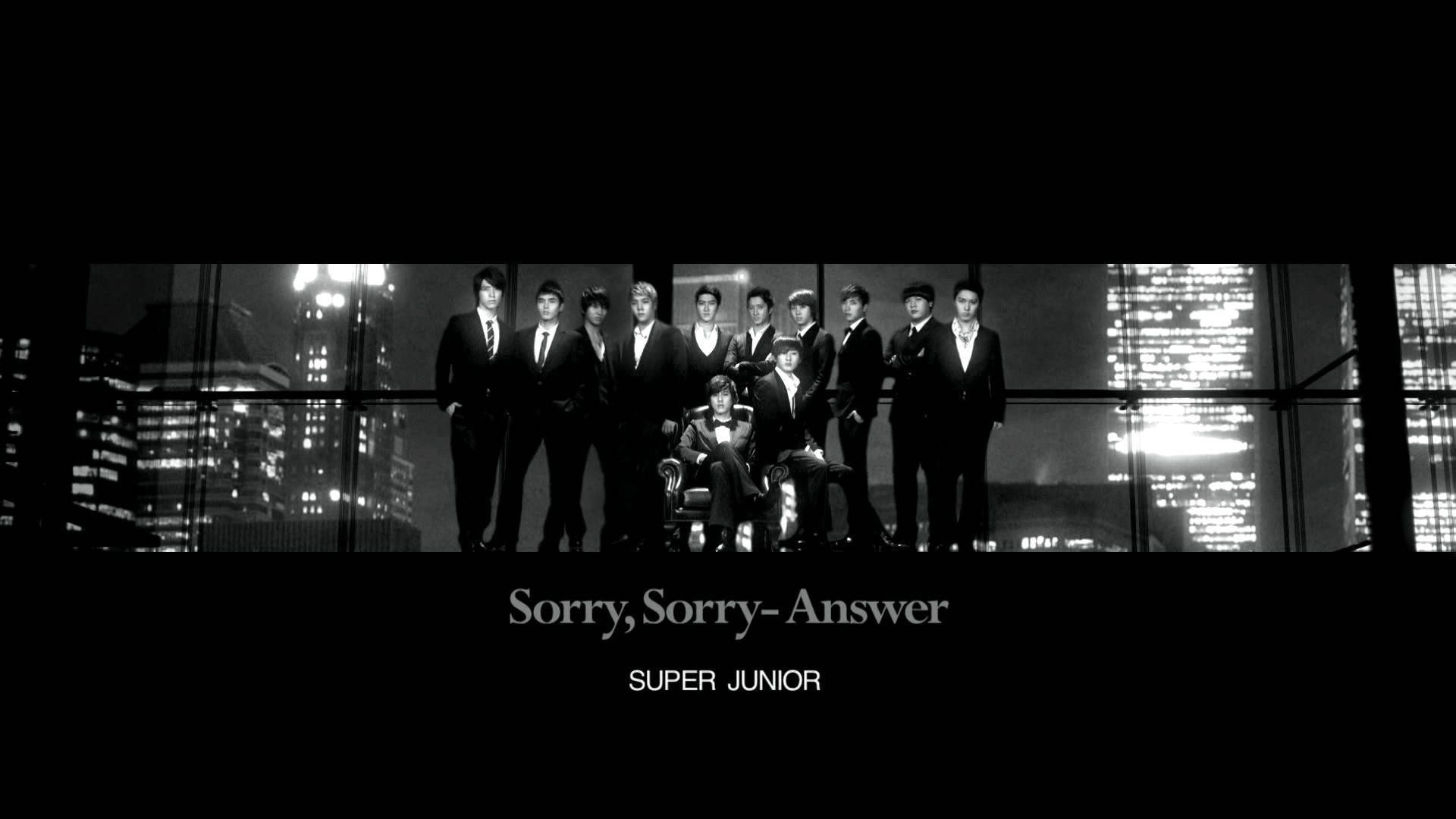 1920x1080 Super Junior Sorry Sorry Answer | HD Wallpaper