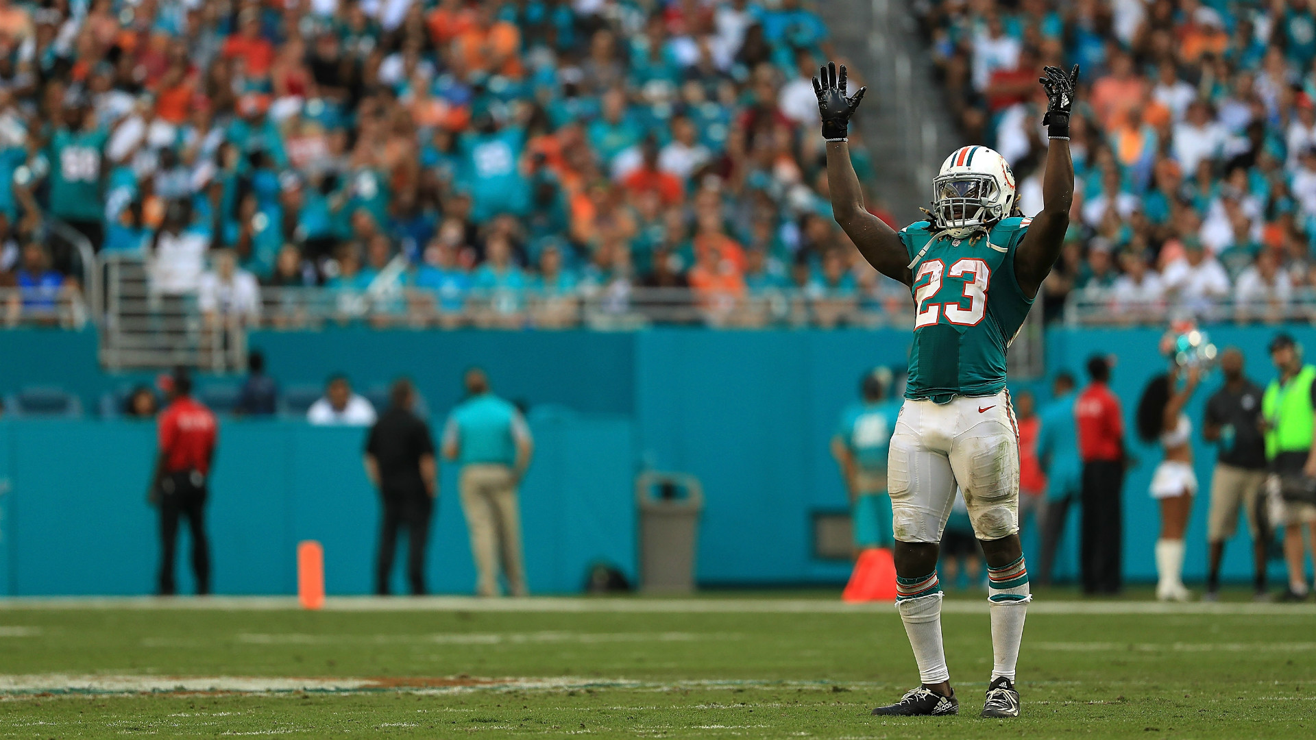 1920x1080 Jay Ajayi says Miami Dolphins' play-off qualification highlight of 2016