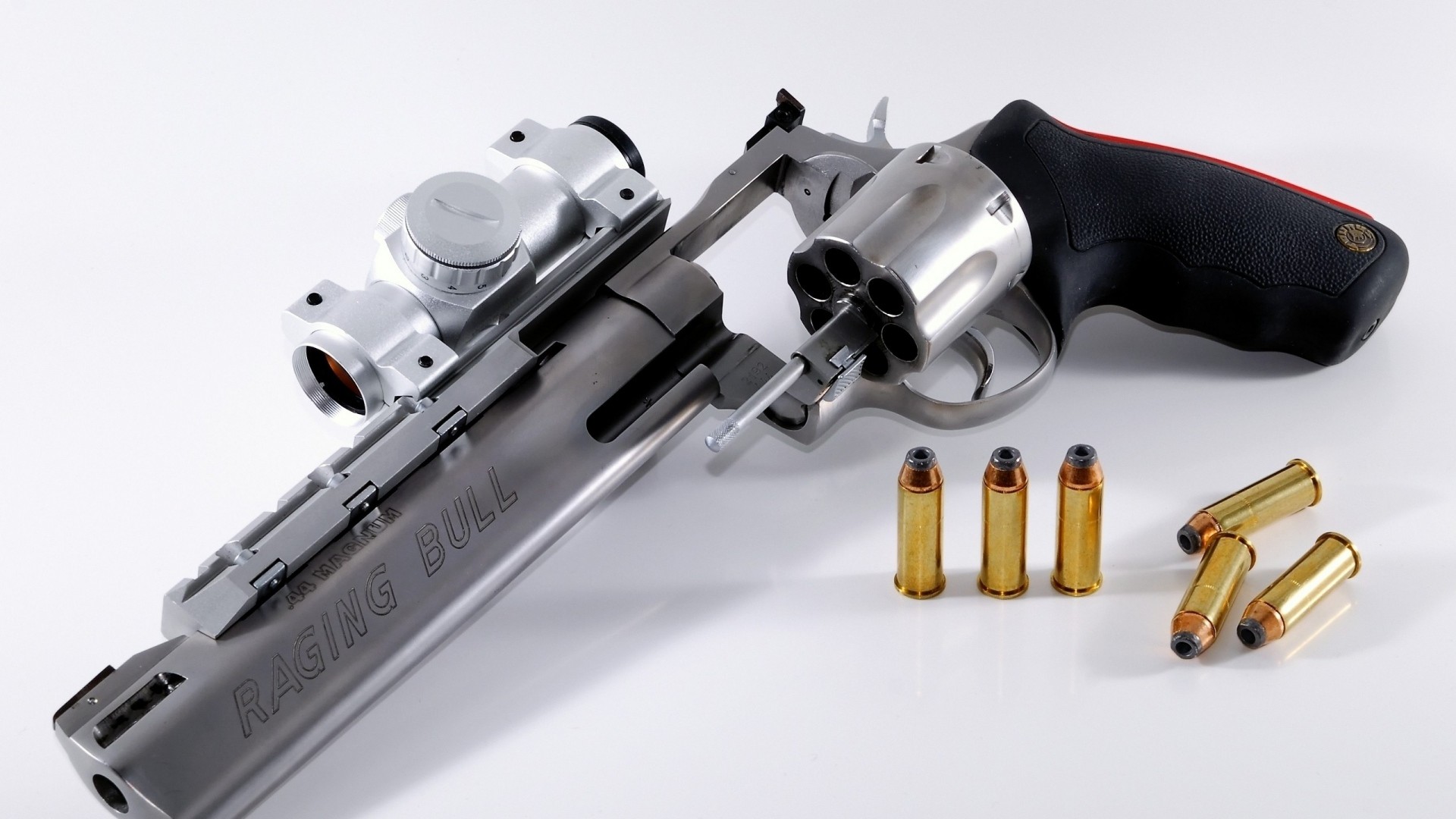 1920x1080 Preview wallpaper gun, bullets, metal, weapons 