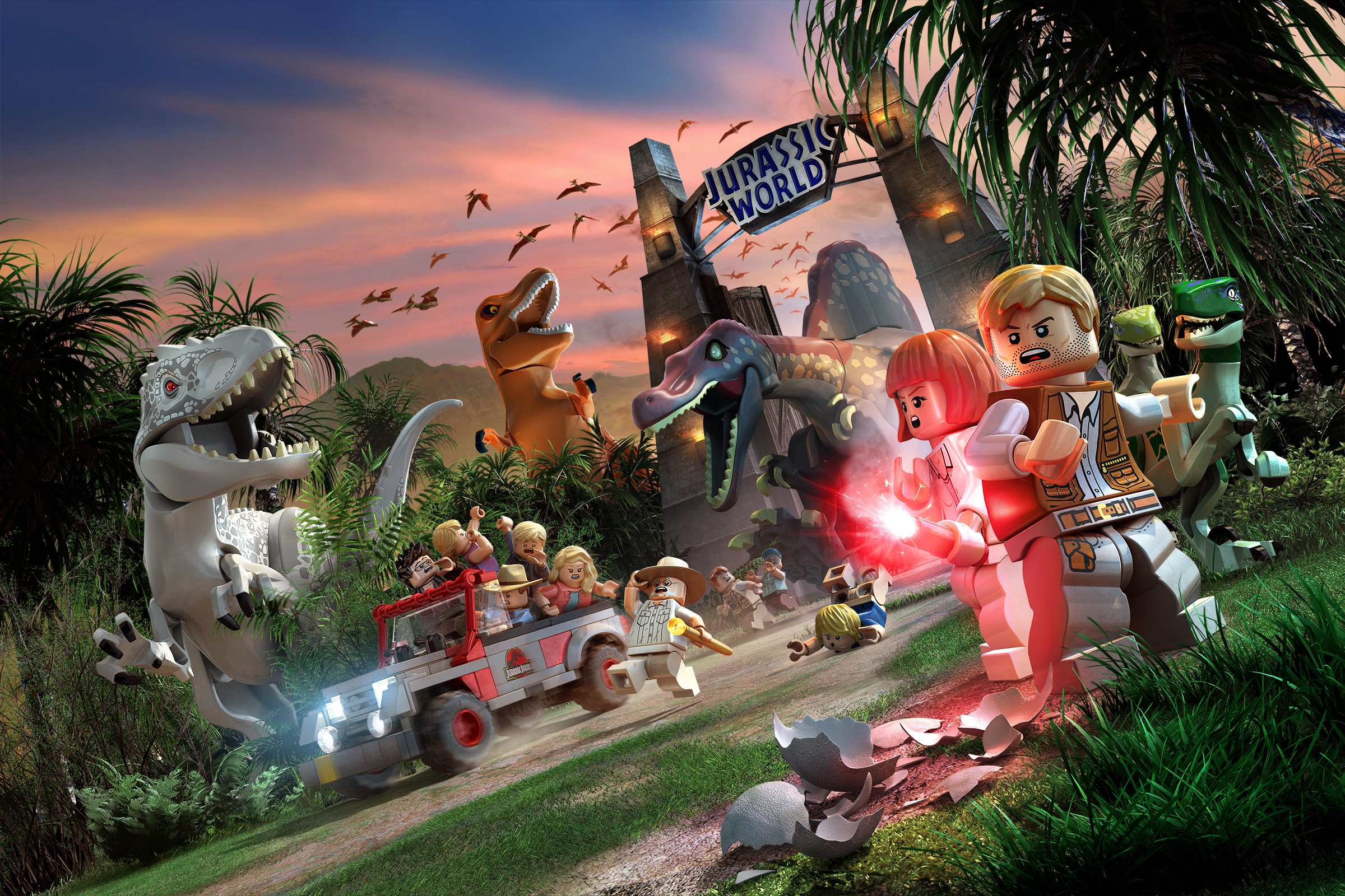 2400x1600 'Lego Jurassic World" will feature familiar faces from all four "Jurassic  Park"