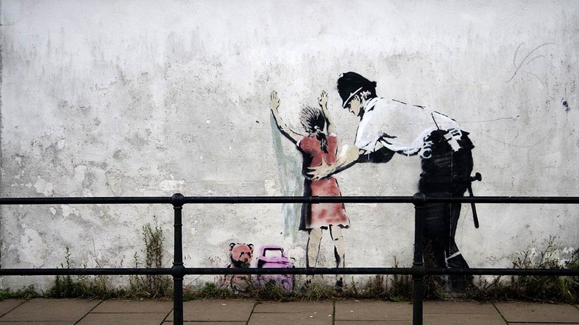 1920x1080 wallpaper.wiki-Download-Free-Banksy-Art-Bakcground-PIC-