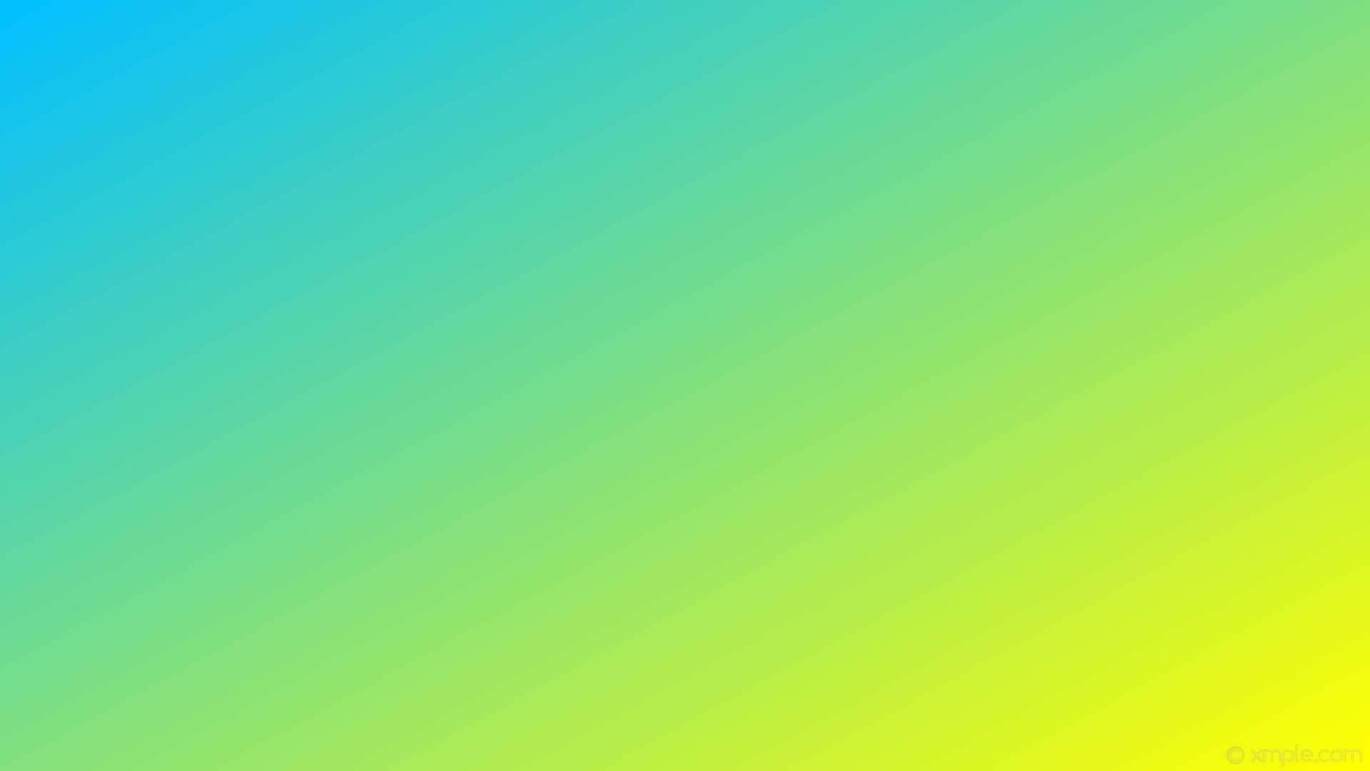 1920x1080 wallpaper gradient yellow blue linear deep sky blue #ffff00 #00bfff 330Â°