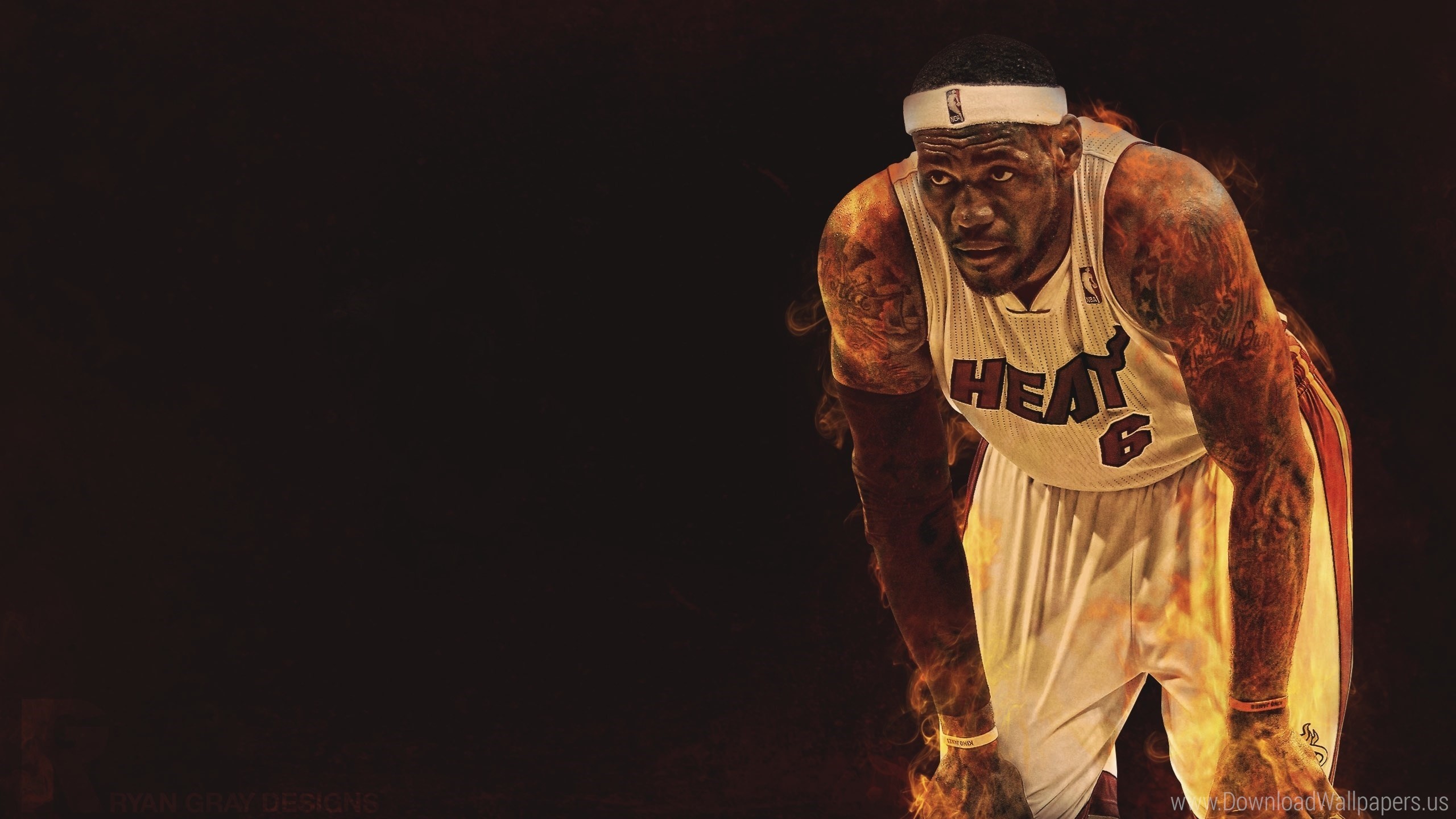 Lebron James, Miami Heat, Nba Wallpaper. 