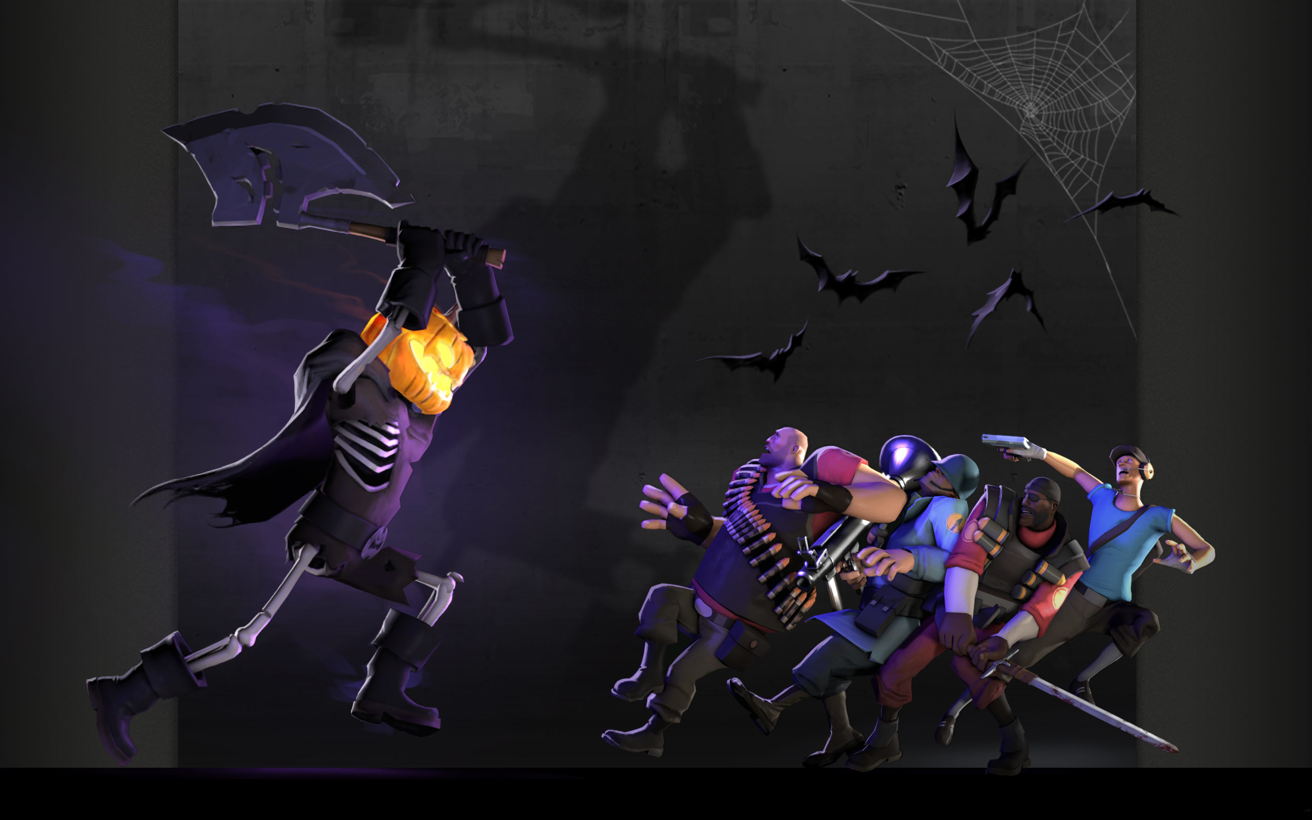 2560x1600 Team Fortress Halloween Wallpaper