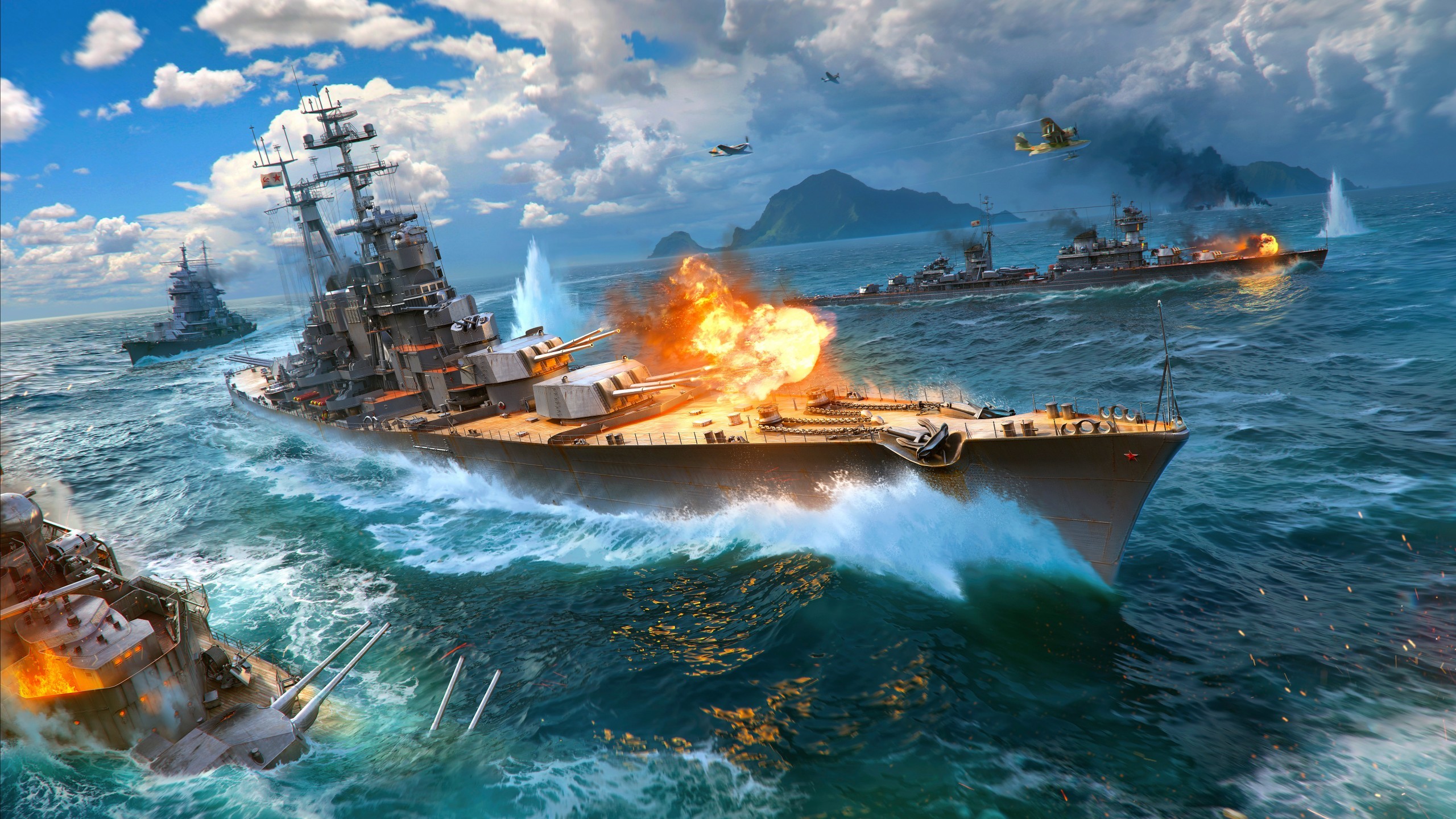 2560x1440 Games / World of Warships Wallpaper