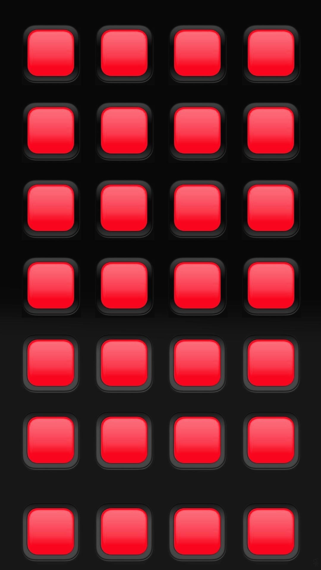 1080x1920 iPhone 7 Plus Wallpaper Homescreens plus black red squares