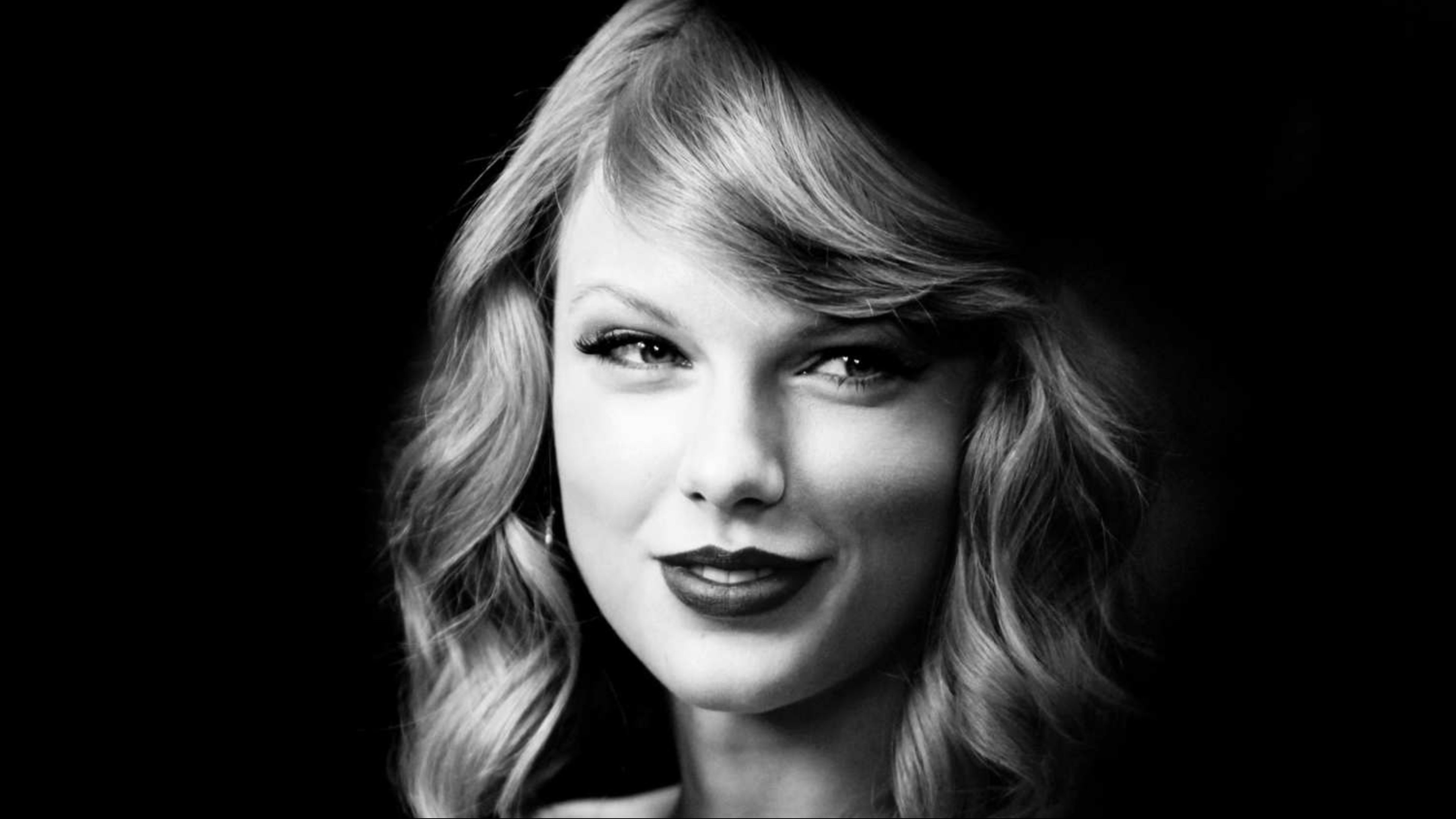 3840x2160 Black and White 4K Taylor Swift Wallpapers