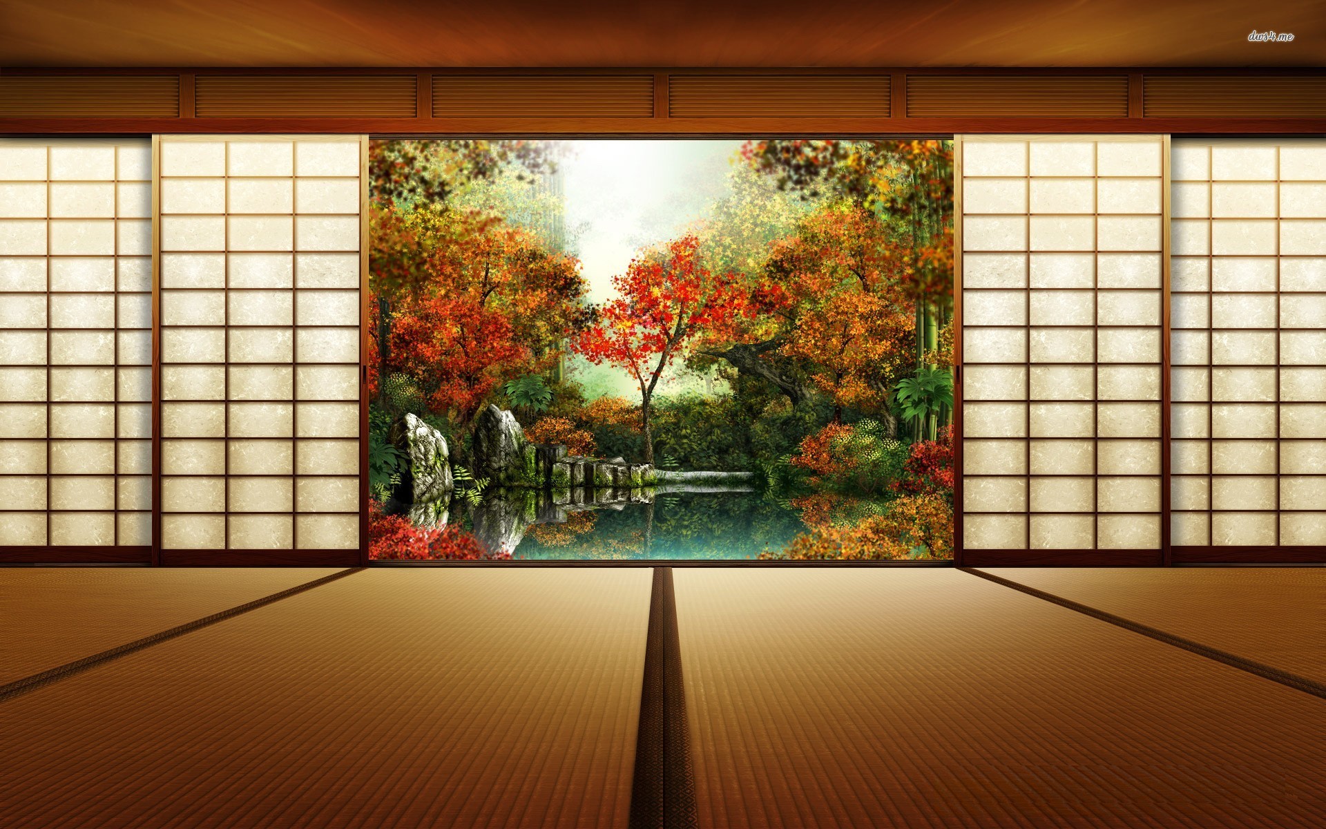 1920x1200 Japanese room wallpaper