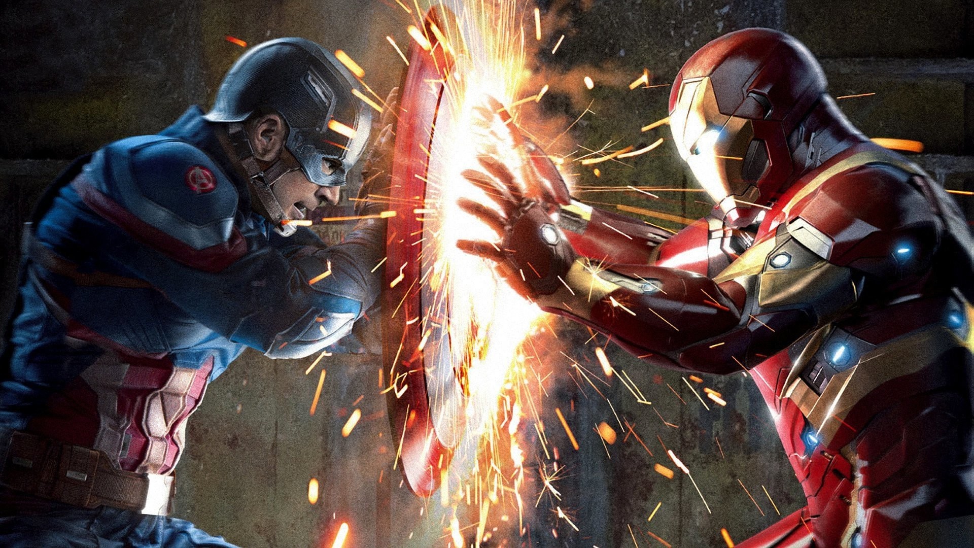 1920x1080 Movie - Captain America: Civil War Iron Man Captain America Wallpaper