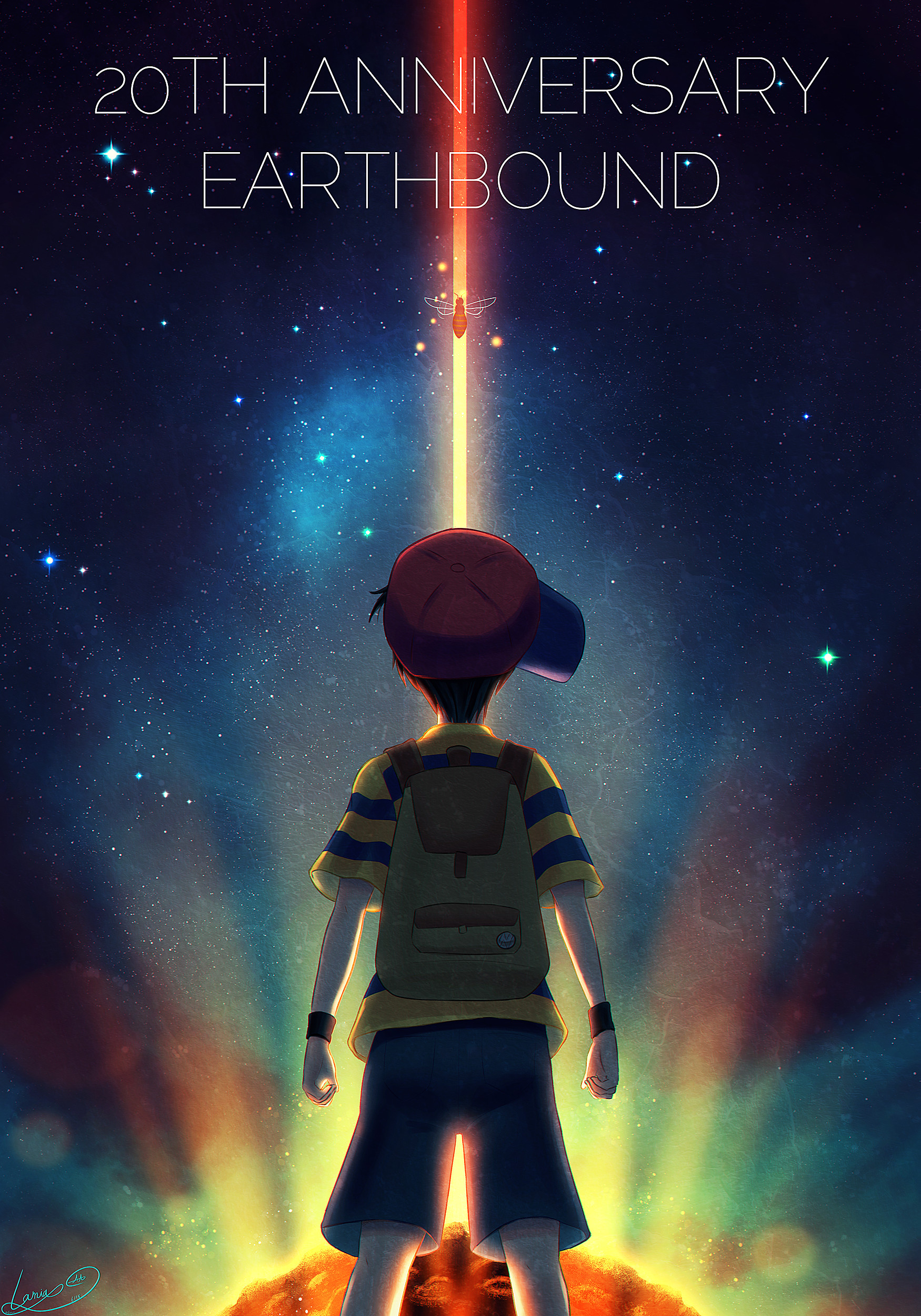 1750x2500 ...  Earthbound 20th Anniversary by Lopuii on DeviantArt