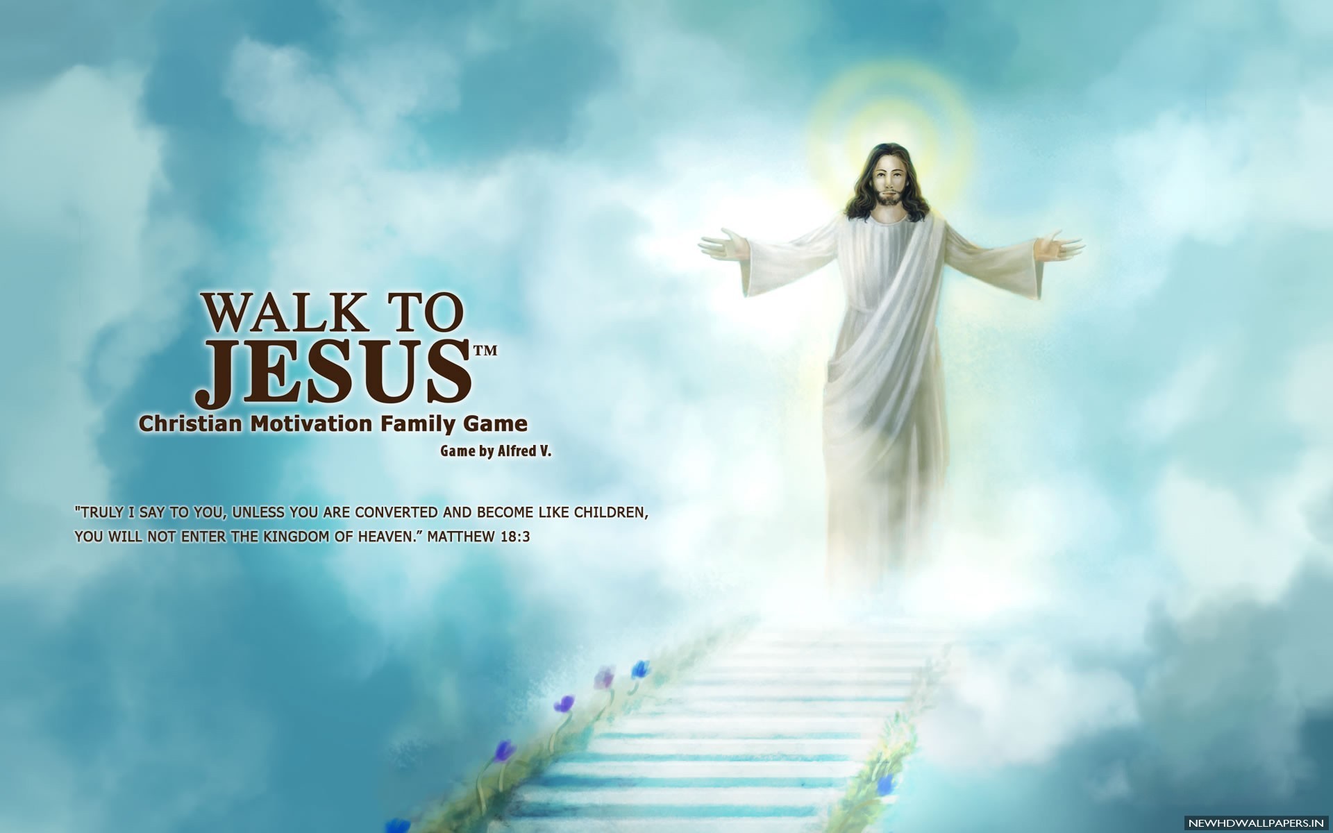 Jesus With Flowery Background Wallpaper, Pictures Of Jesus Wallpaper  Background Image And Wallpaper for Free Download