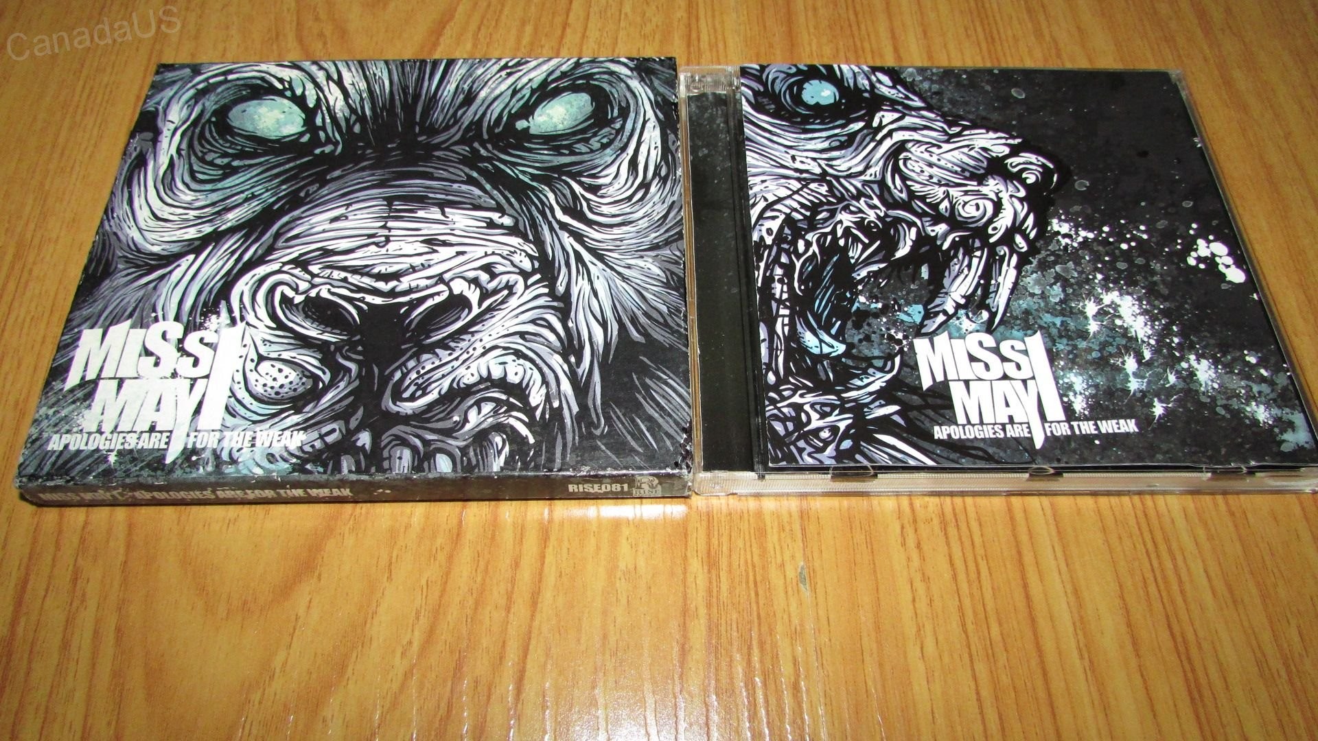 1920x1080 Miss May I – Apologies Are For The Weak - 2009 ÑÐ¸ÑÐ¼. made in USA - Slipcase