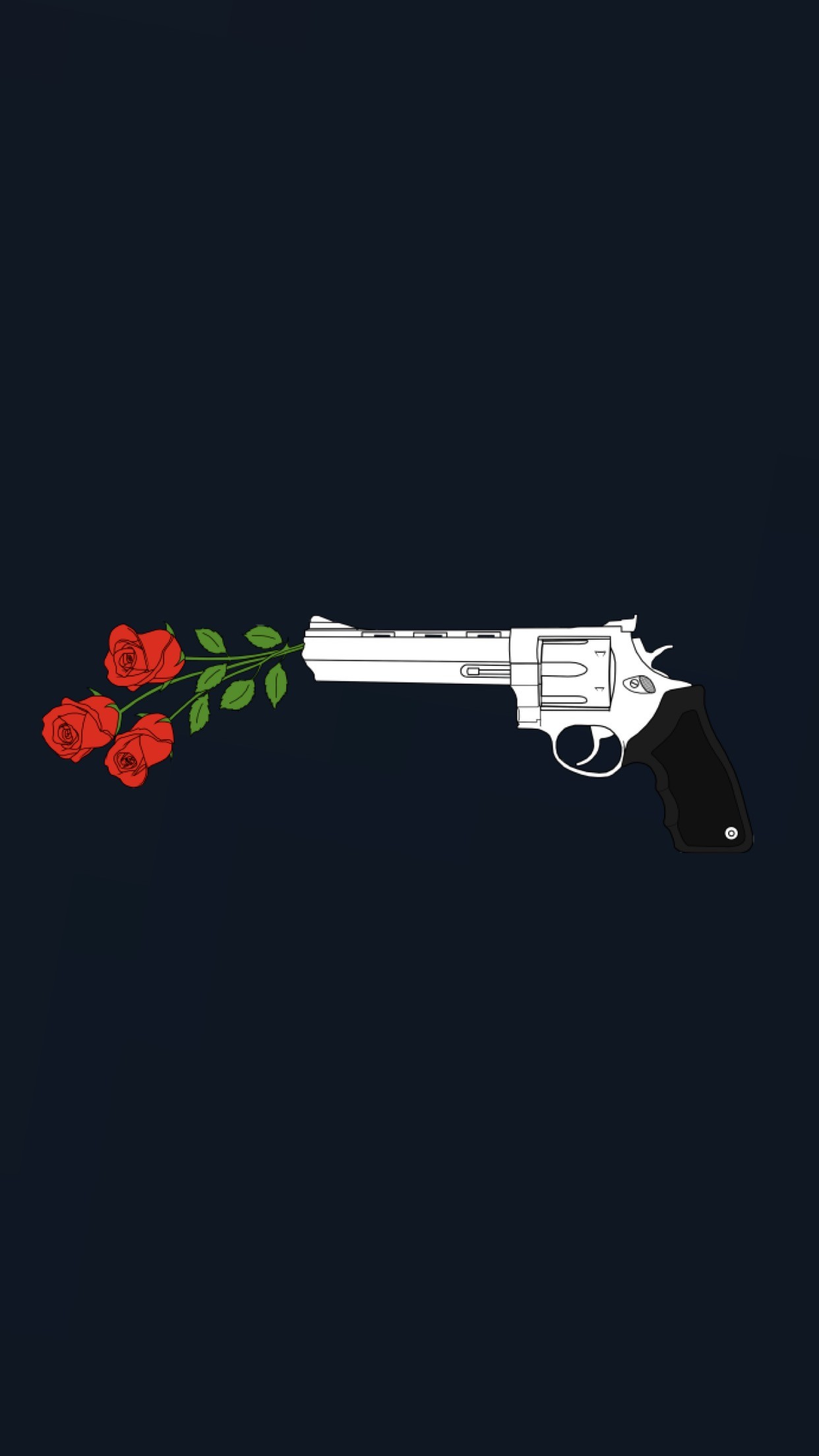 1242x2208 PEACE Kill them with roses wallpaper