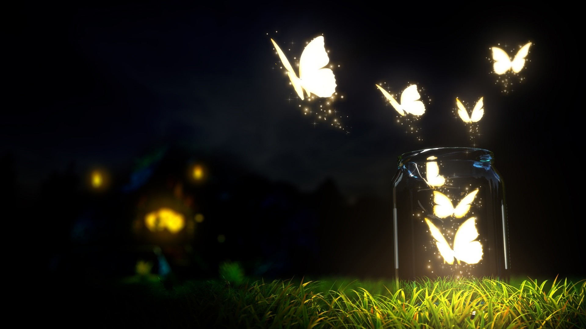 1920x1080  abstract butterfly wallpaper