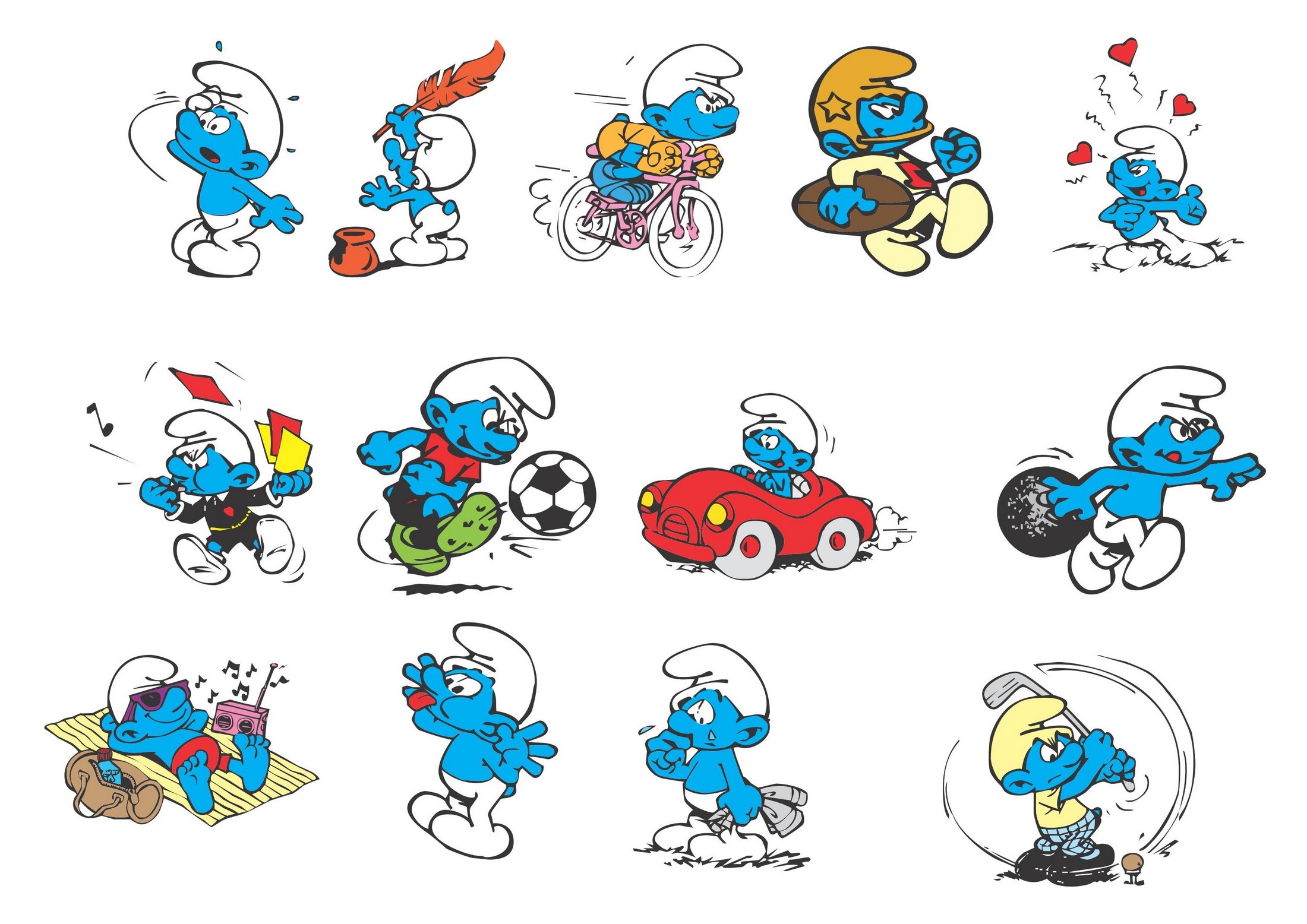 2200x1556 The Smurfs Characters HD Wallpaper for iPhone 6