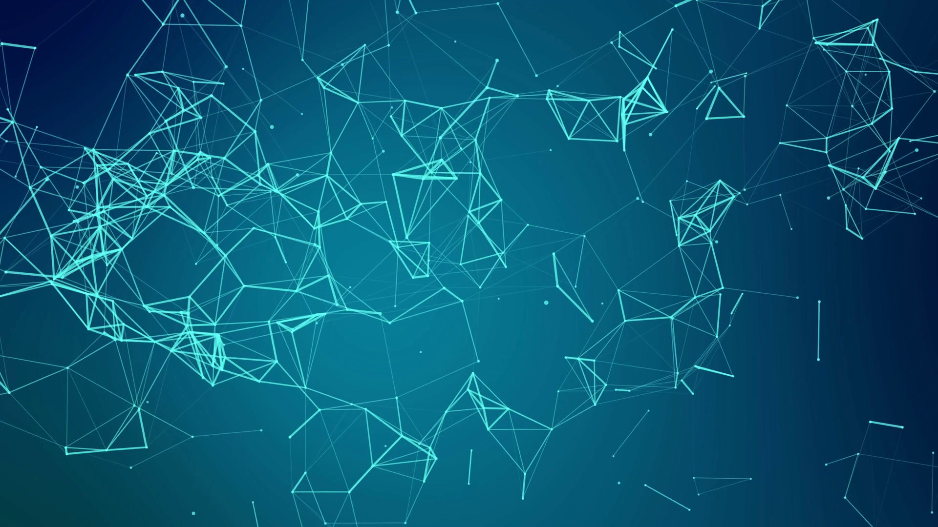 1920x1080 Abstract background with blue molecule structure. Low poly 4k motion  graphics Motion Background - Storyblocks Video