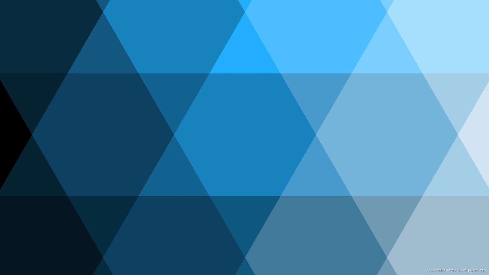 1920x1080 Blue trianglish pattern for 