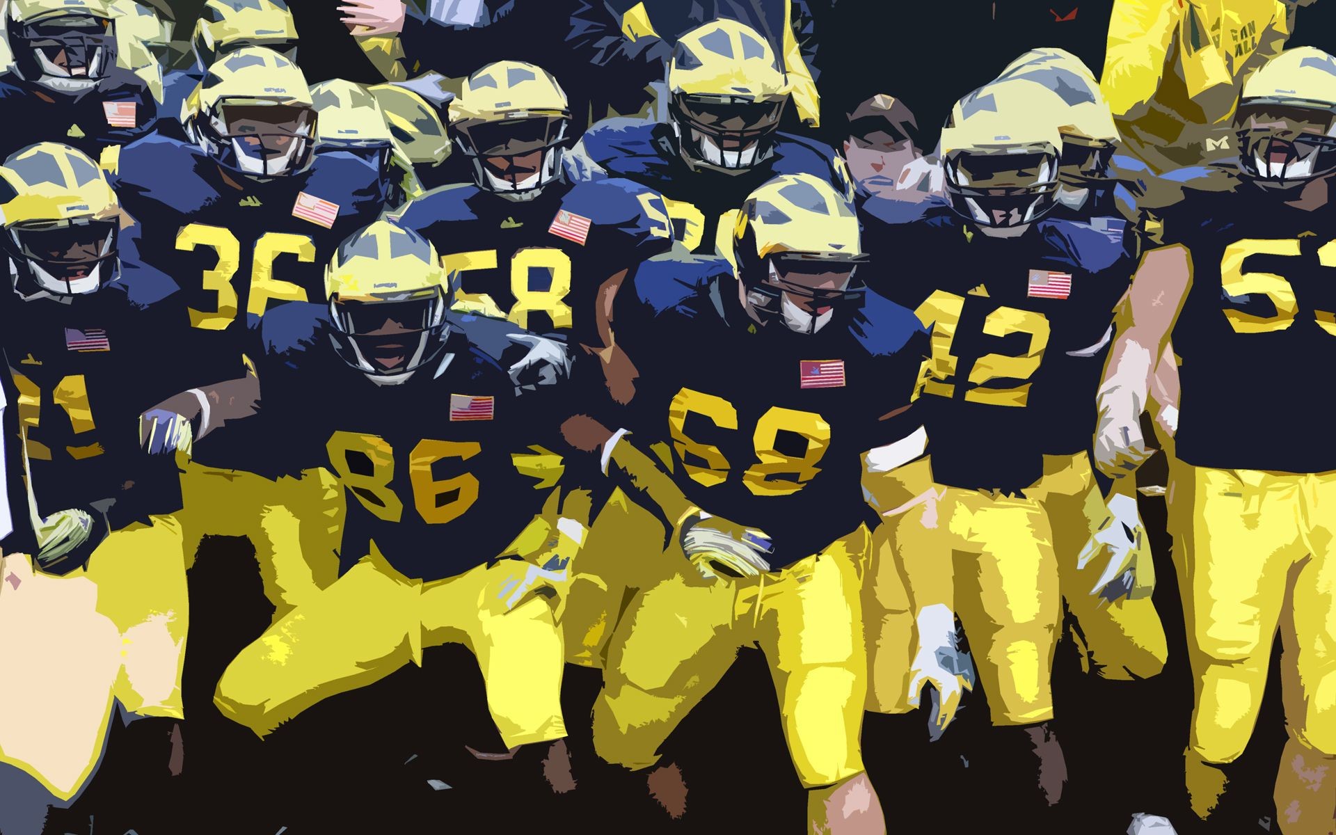 1920x1200 Marvelous Collections of Free Download Michigan Wolverines Football  Background For Desktop, Laptop and Mobiles.