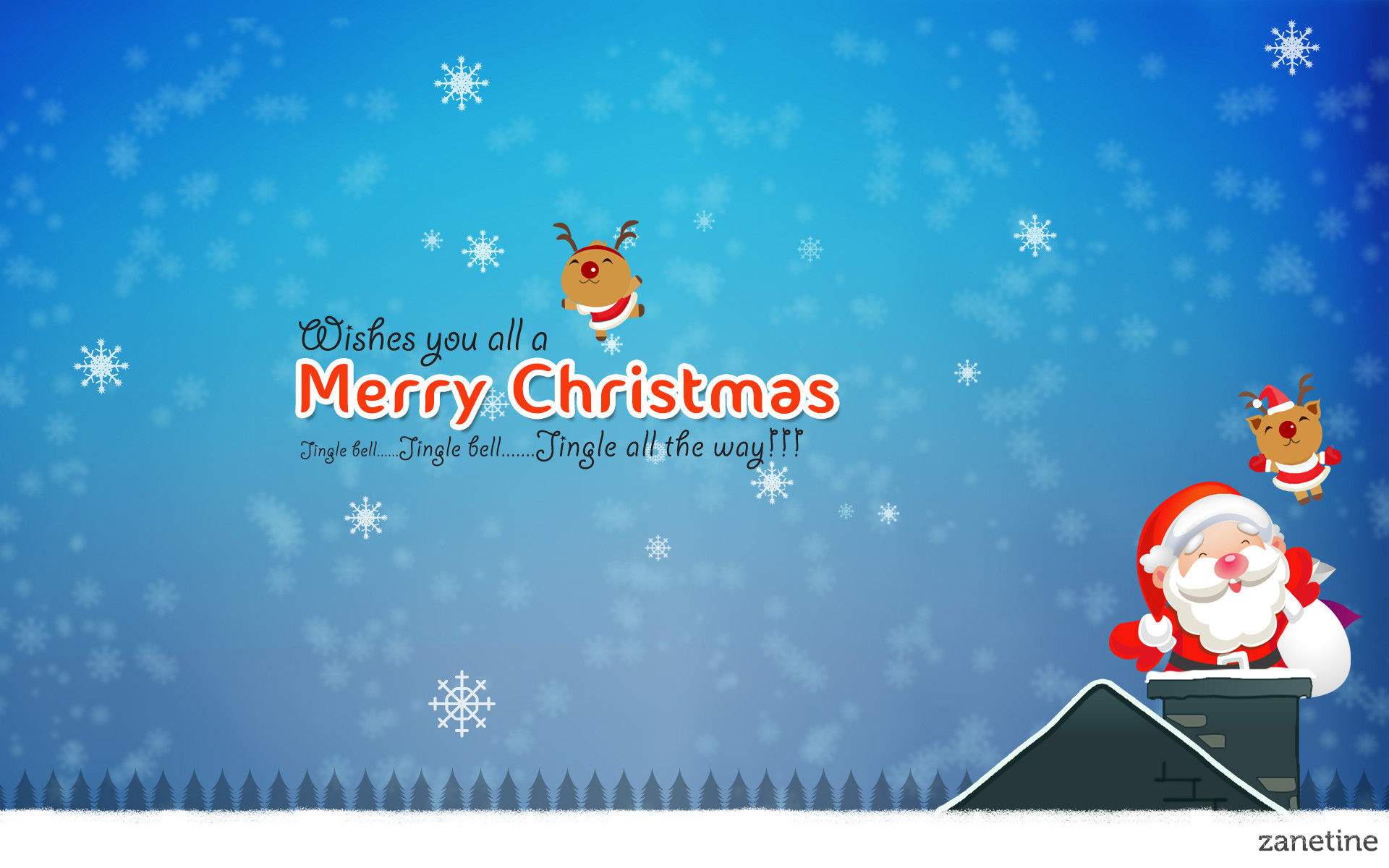 1920x1200 Merry christmas and New year ...