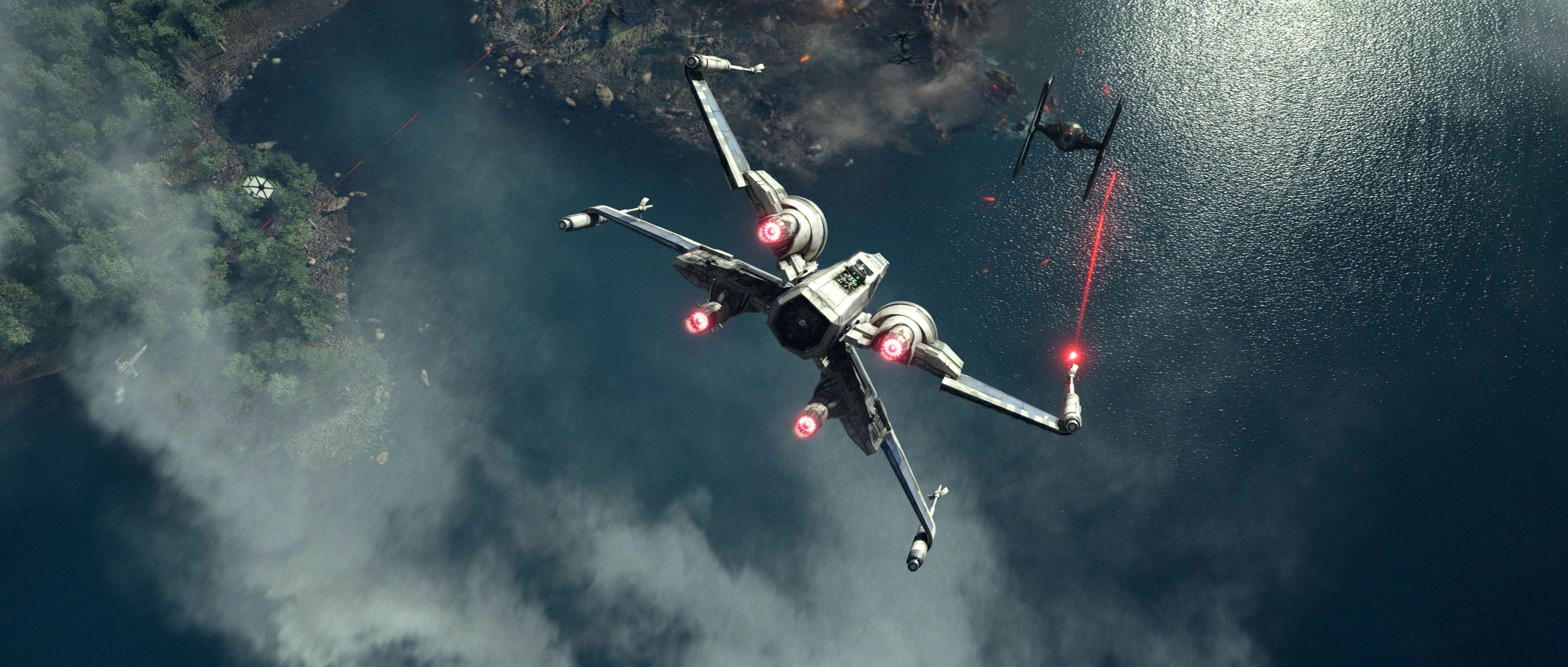 3656x1556 STAR WARS FORCE AWAKENS sci-fi futuristic disney 1star-wars-force-awakens  action adventure spaceship battle wallpaper |  | 821384 |  WallpaperUP