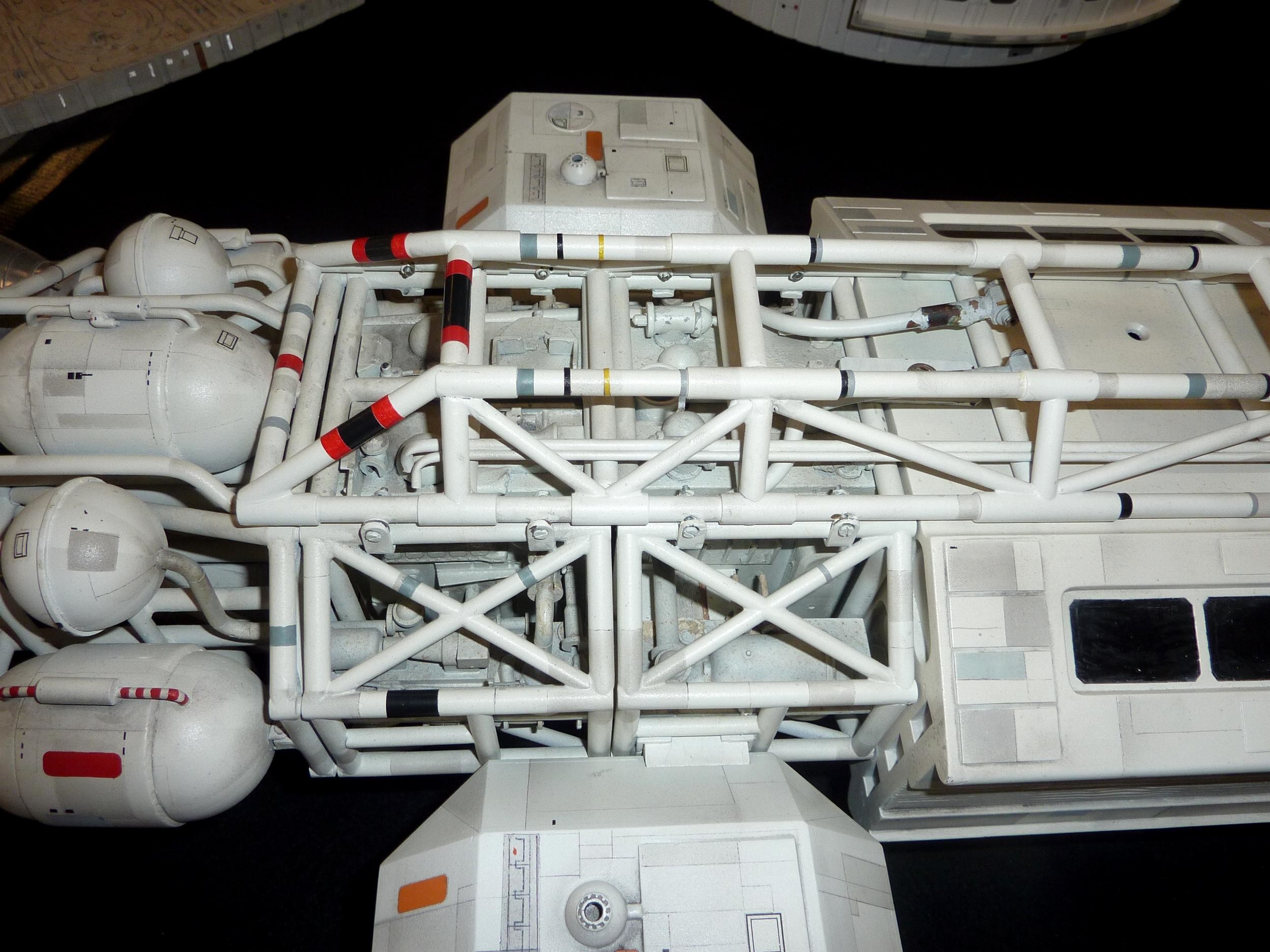 2500x1875 Eagle corridor detail from original production model built by Brian Johnson  for the television series Space: