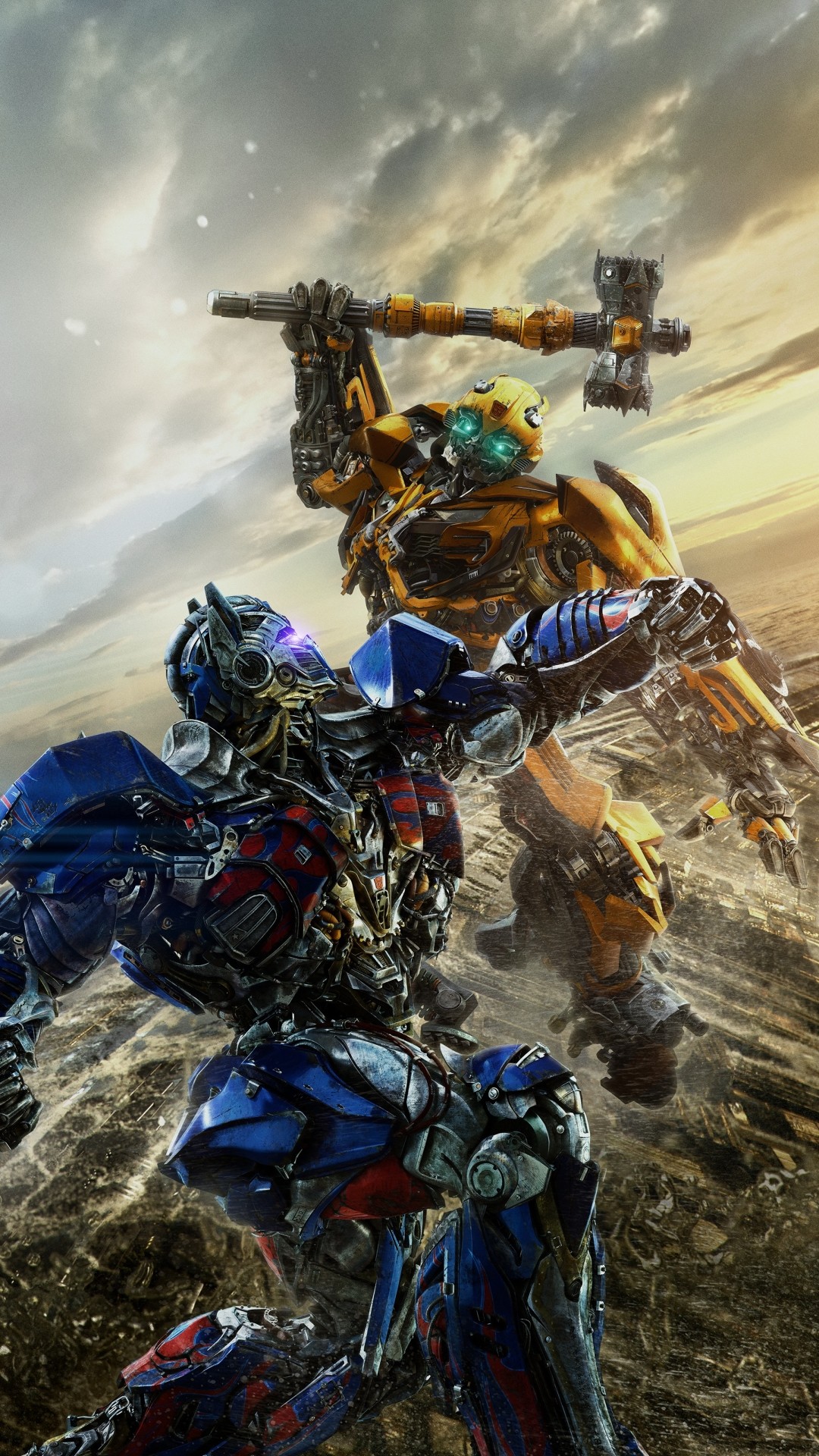1080x1920 ... Last Knight Transformers Optimus Prime Bumblebee. Wallpaper 685441